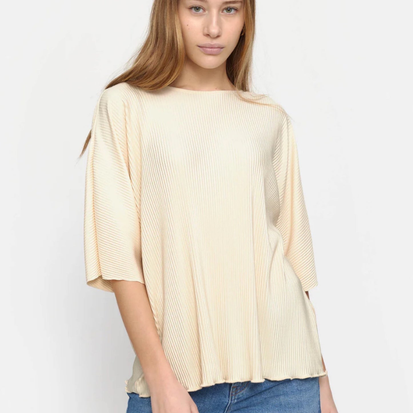 Soft rebels - SRAsiatic Blouse - whitecap gray