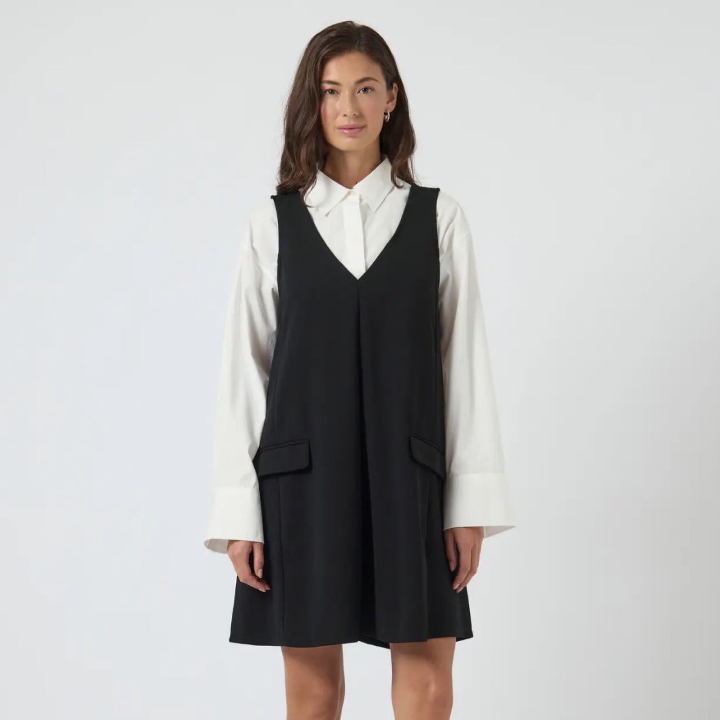 Preorder dec. - YASmalea SL dress s. Noos - Black - Merle og Wilde ApS