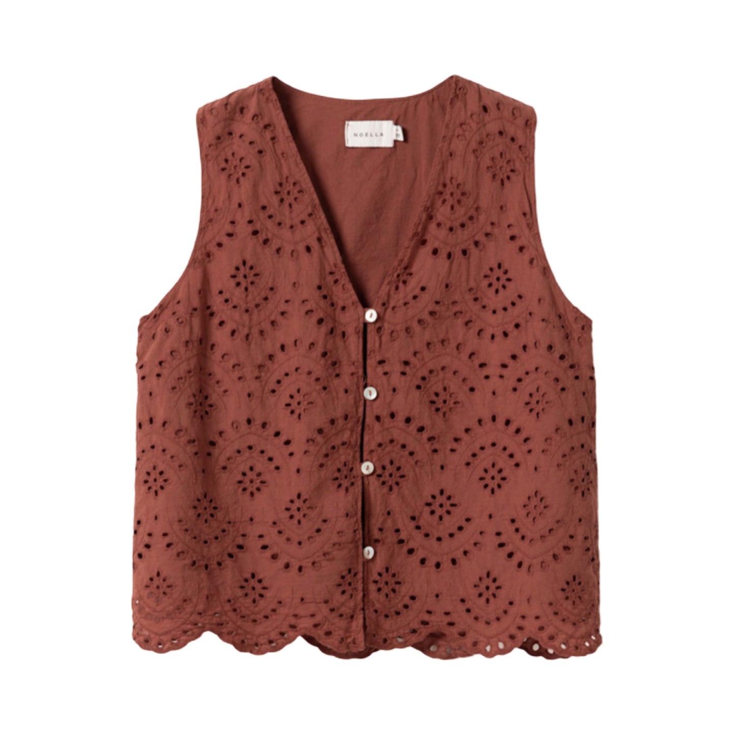 Preorder april/maj - Noella - N - mattie blouse - Terracotta - Merle og Wilde ApS