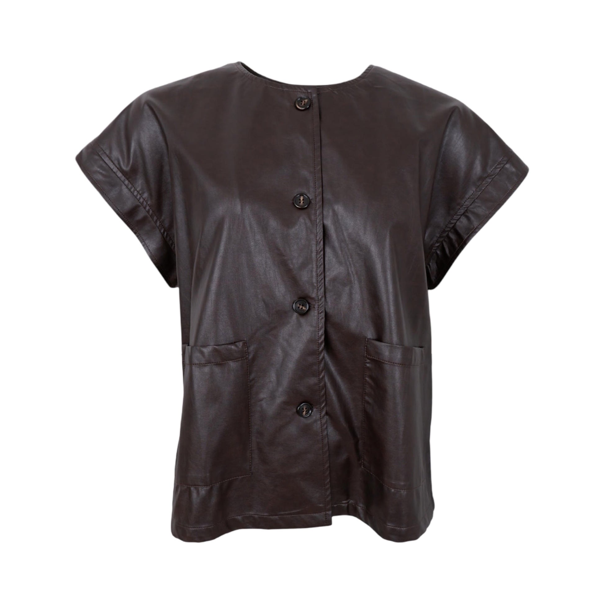 Black colour - Bcjuliet vegan vest - coffee - Merle og Wilde ApS