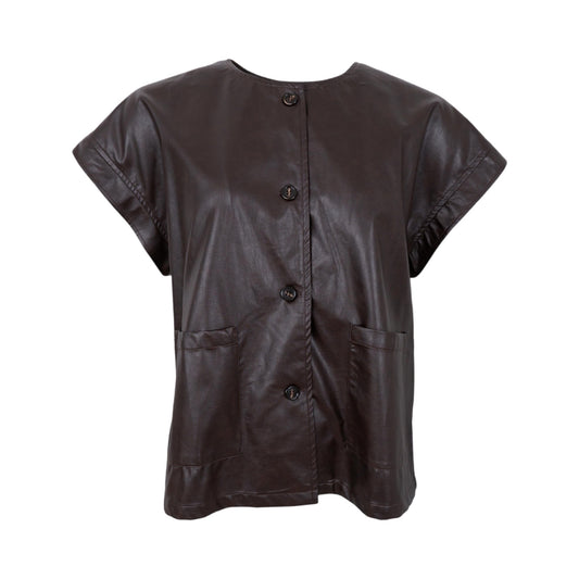 Black colour - Bcjuliet vegan vest - coffee - Merle og Wilde ApS