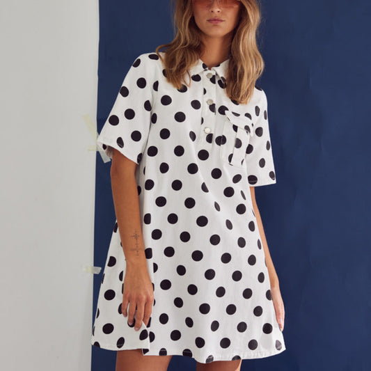 Noella - Jozie Dress carmella White print - Merle og Wilde ApS