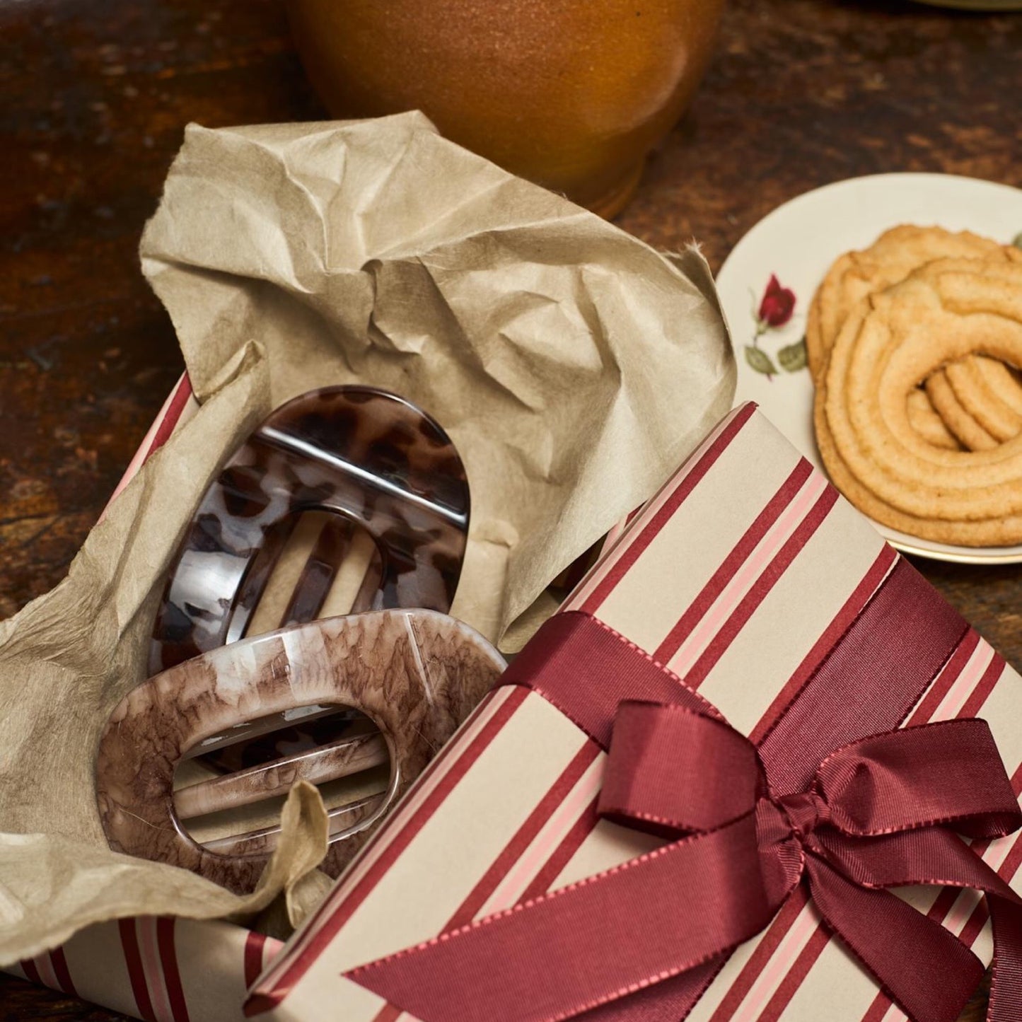 Black colour - BCmilla Hair claw - 3 varianter - Merle og Wilde ApS