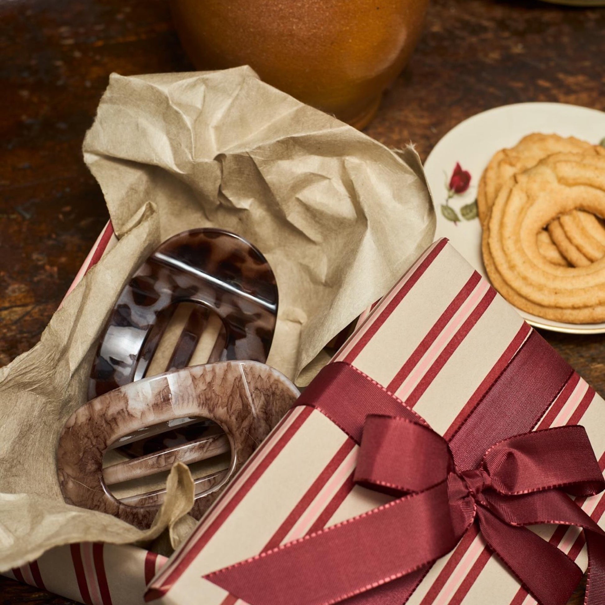 Black colour - BCmilla Hair claw - 3 varianter - Merle og Wilde ApS