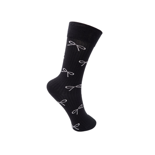 Preorder - Black colour - BCmindy Bow sock - Black