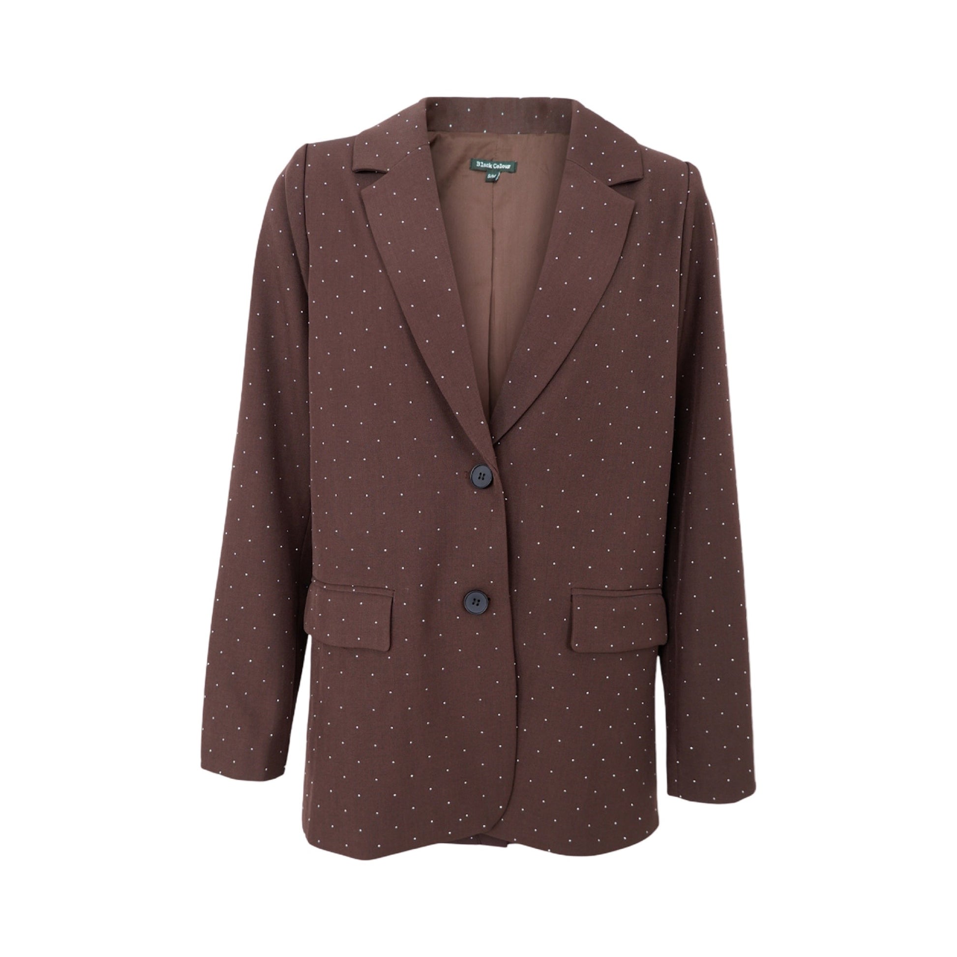 Blsck colour - BCdiamond blazer - coffee - Merle og Wilde ApS