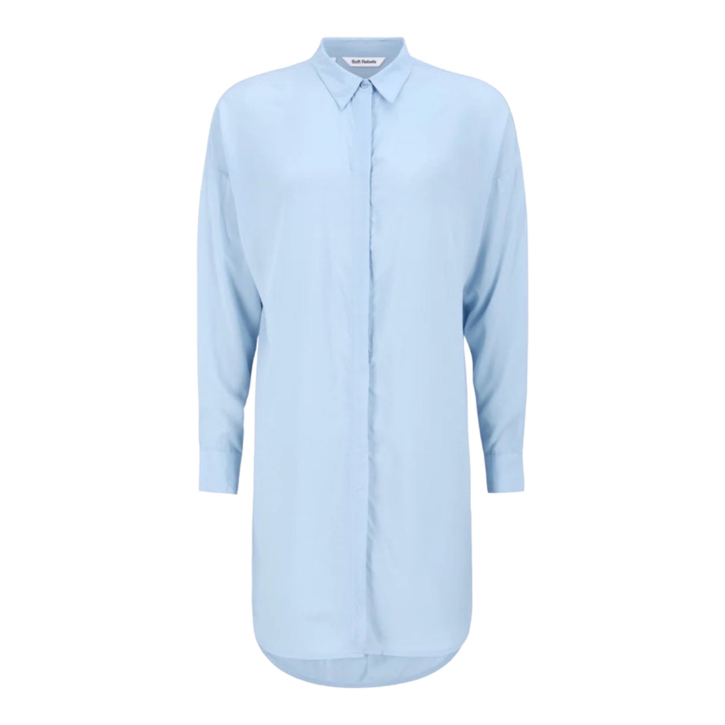 Soft rebels - SRfreedom Long Shirt - cashmere blue