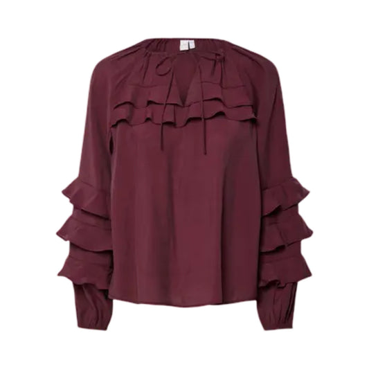 YAS - Yastemura LS top s. - port royal - Merle og Wilde ApS