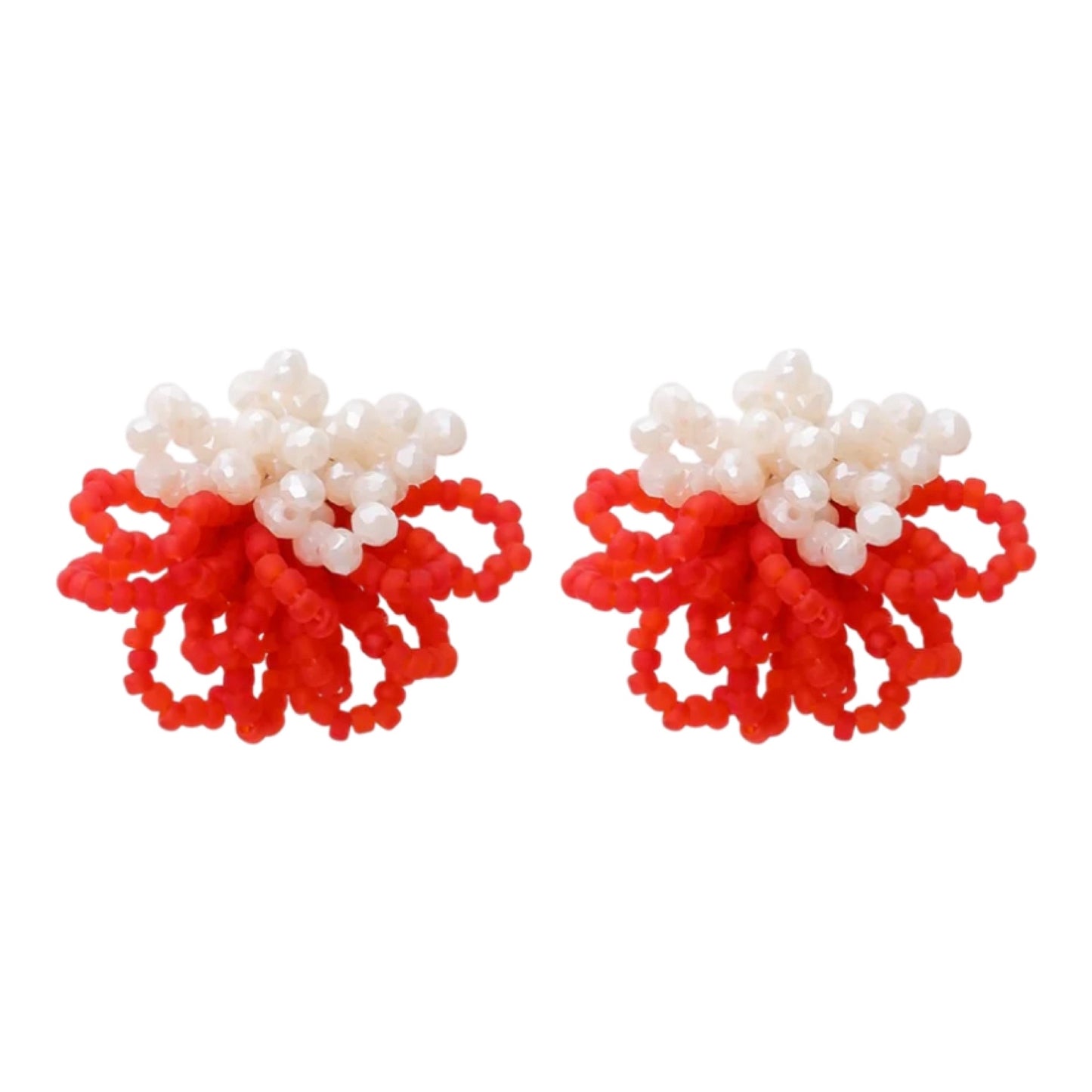 Black colour - BCingrid earrings - red