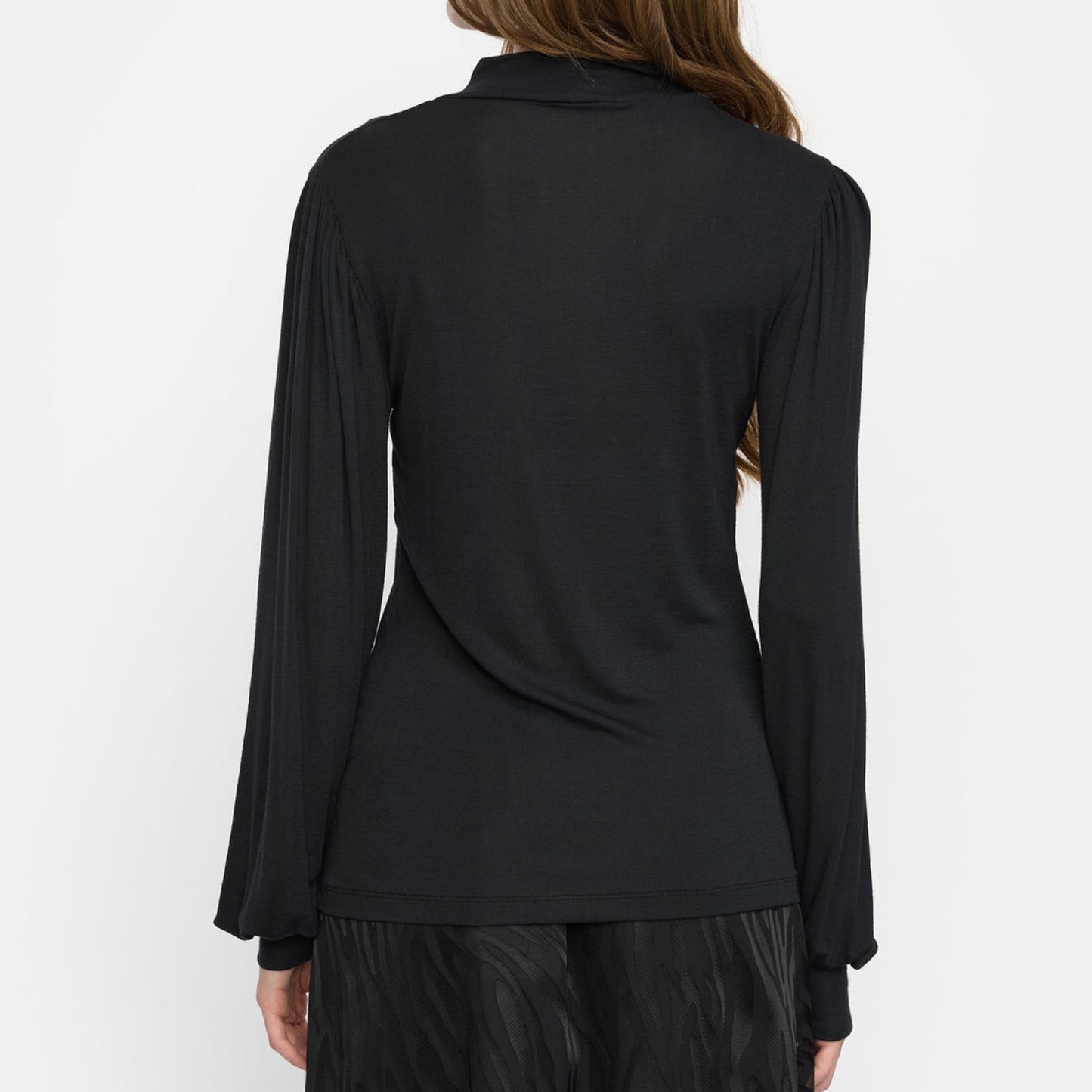 Soft rebels - SRRoman T-neck top - Black