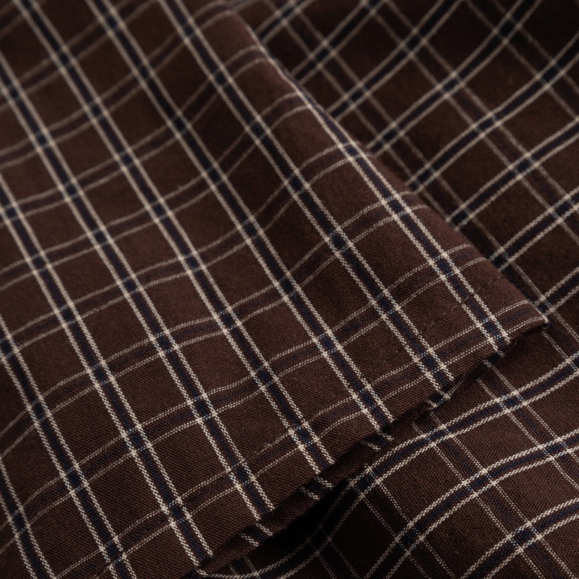 Noella - Kesha LS Blouse Cari Brown Check - Merle og Wilde ApS