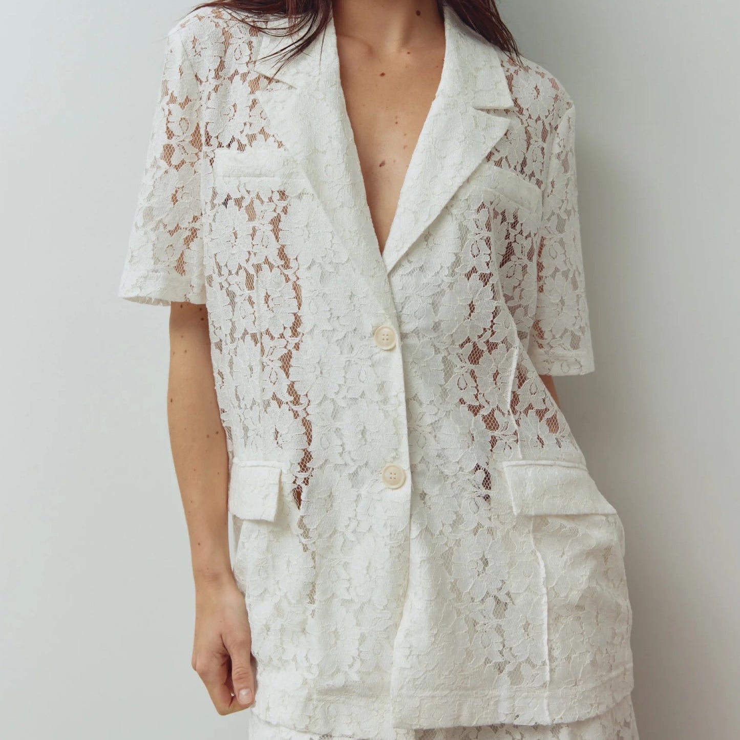 Preorder feb. - Noella - N - Leanne blazer - Ivory - Merle og Wilde ApS