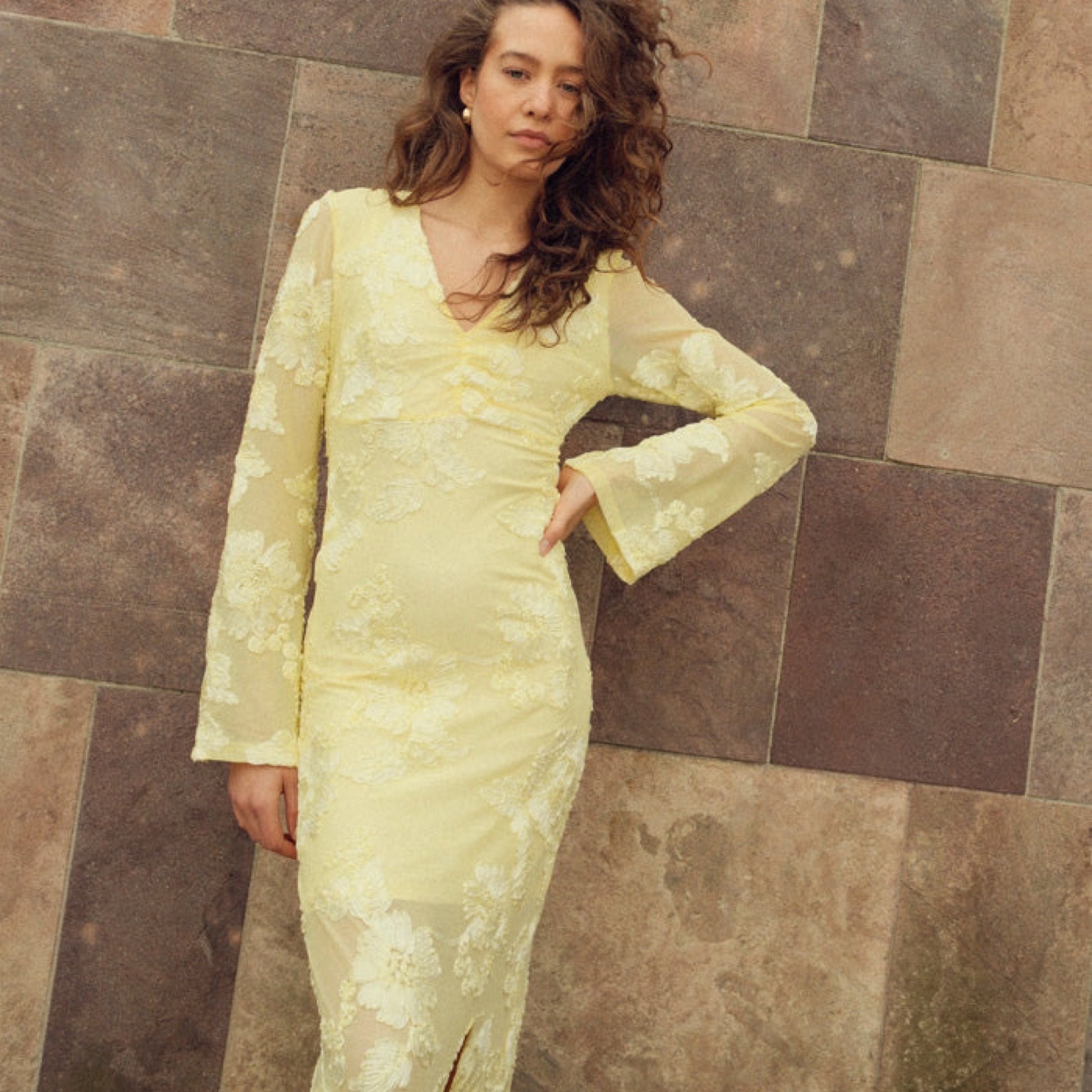 Preorder maj - Noella Kameyella C dress - Butter yellow - Merle og Wilde ApS
