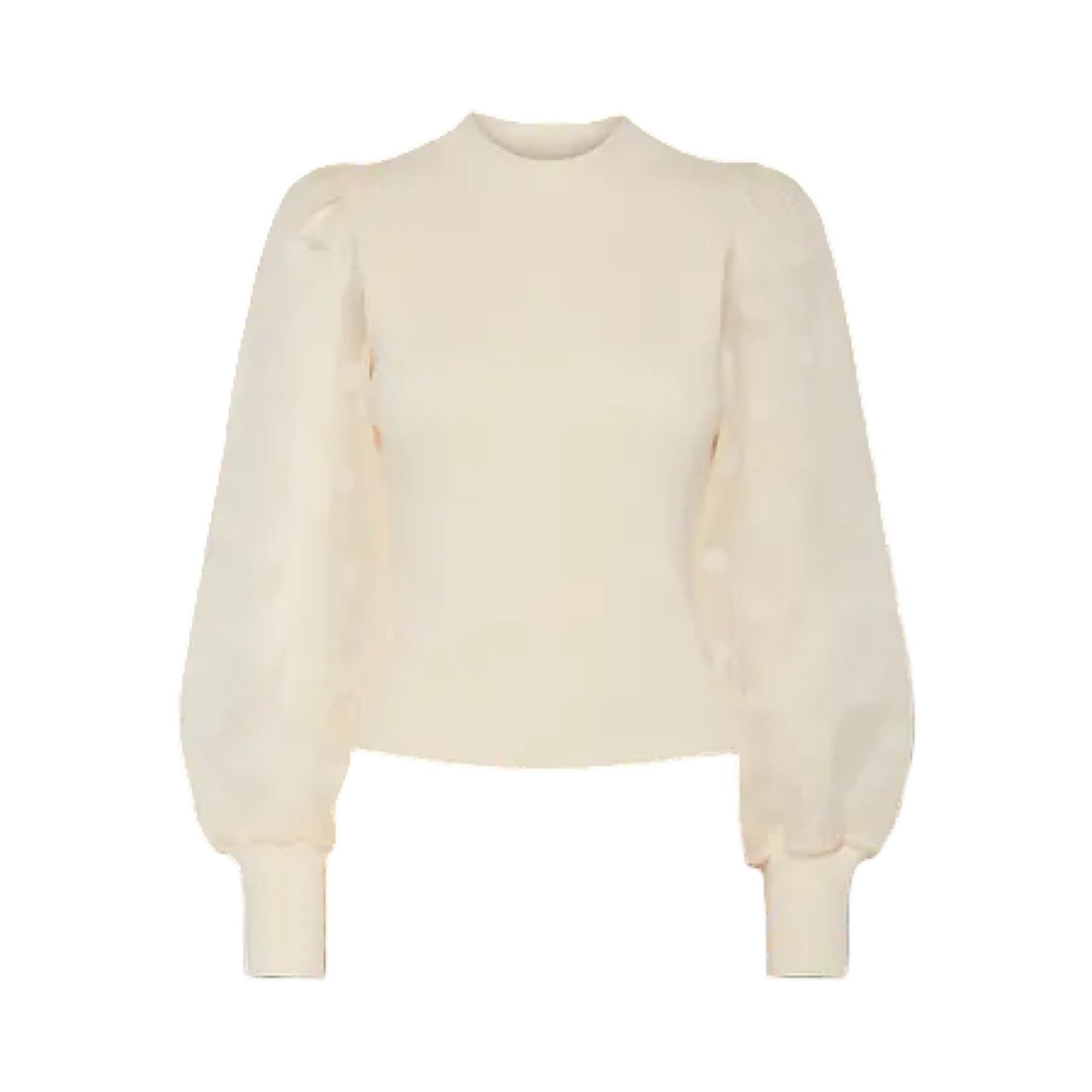 YAS - Yasdotme LS knit pullover S. Noos - Birch Flowers - Merle og Wilde ApS