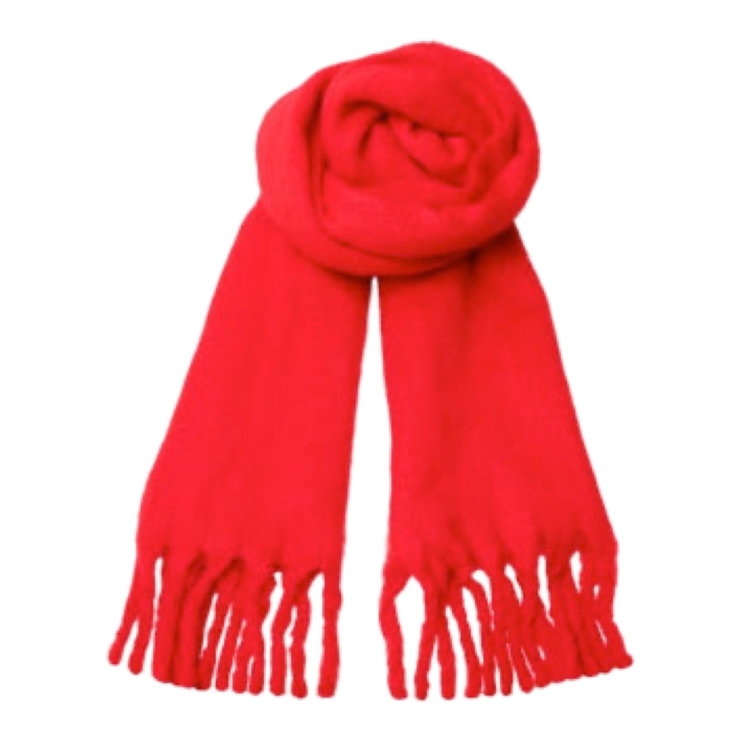 Black colour - BClorraine Soft scarf - Red