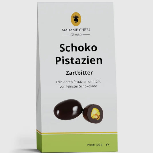 Pistacie Drageer - Mørkt chokolade - Merle og Wilde ApS