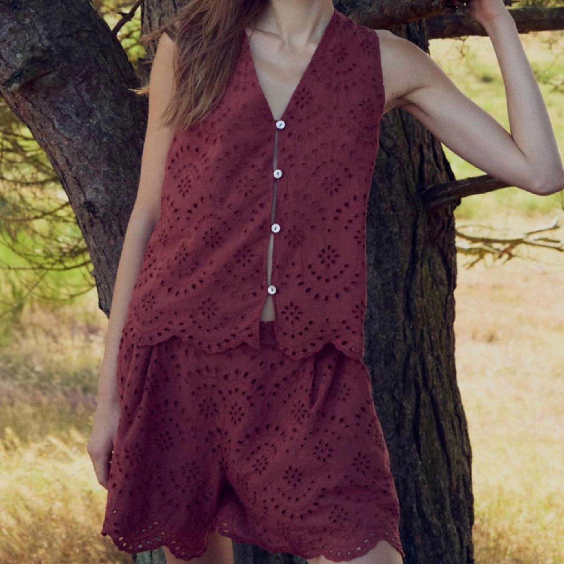 Preorder april/maj - Noella - N - Maven MW shorts - terracotta - Merle og Wilde ApS