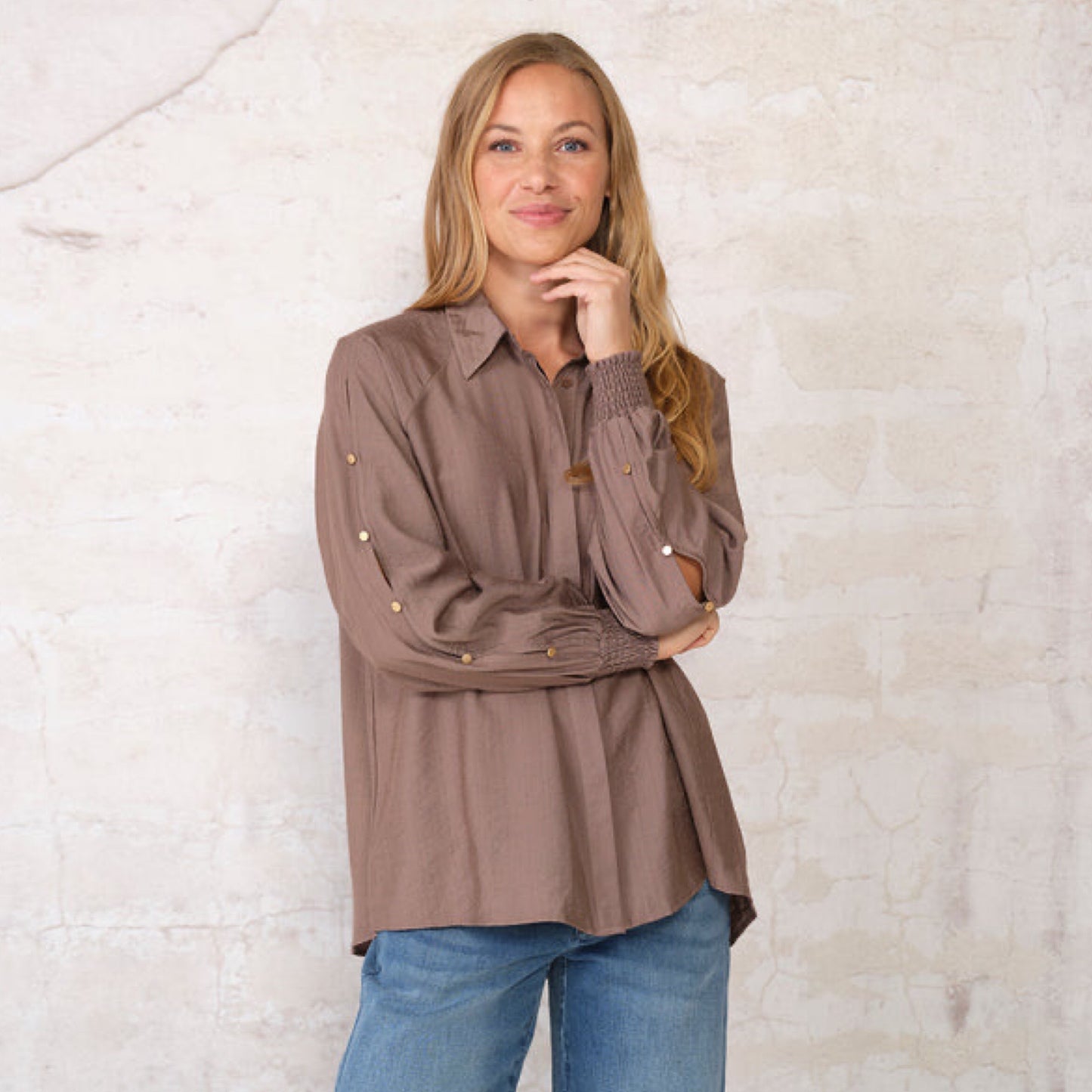 PREPAIR - Ofelia blouse - chocolate - Merle og Wilde ApS