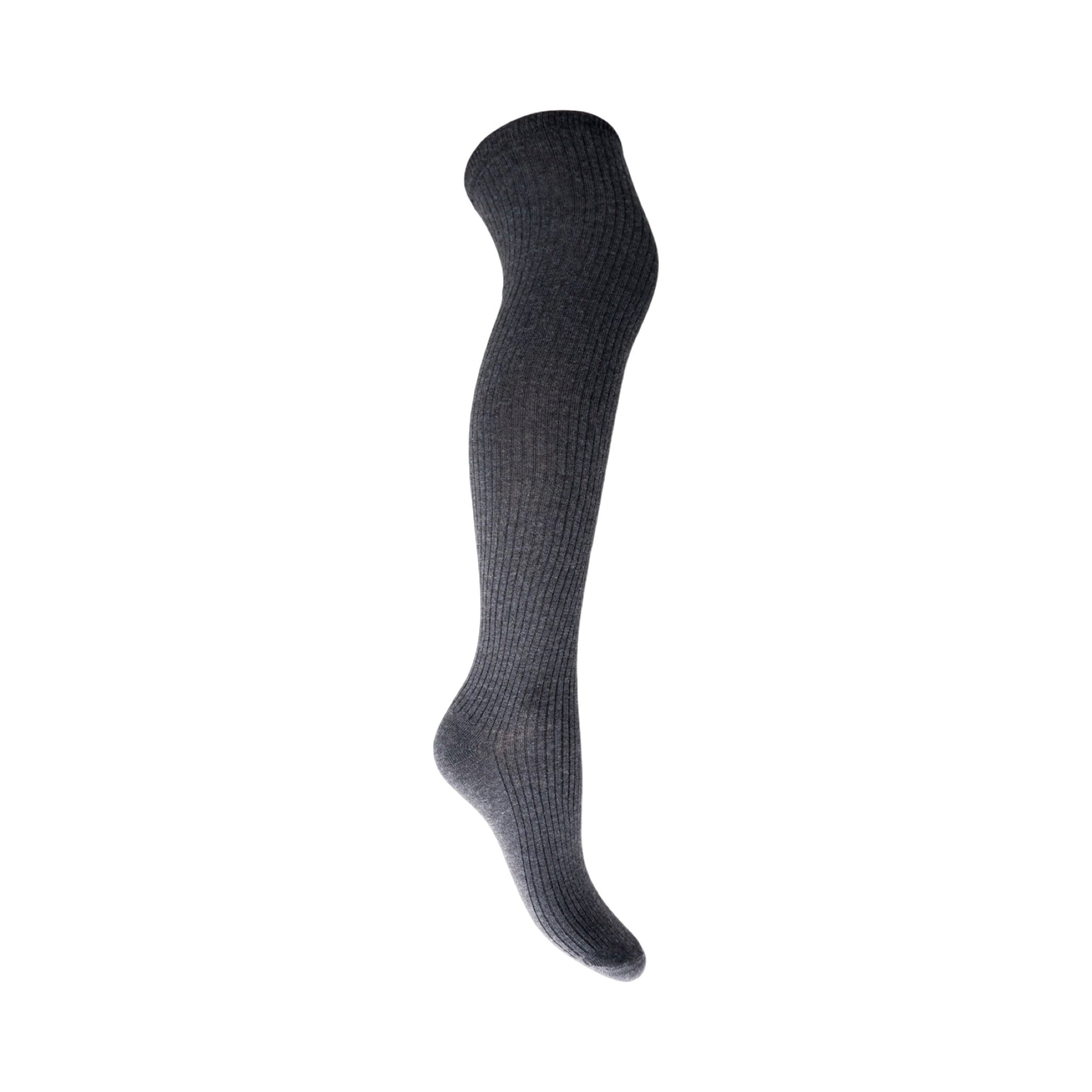 Black colour - BCmalika kneehigh rib sock - Fåes i flere farver - Merle og Wilde ApS