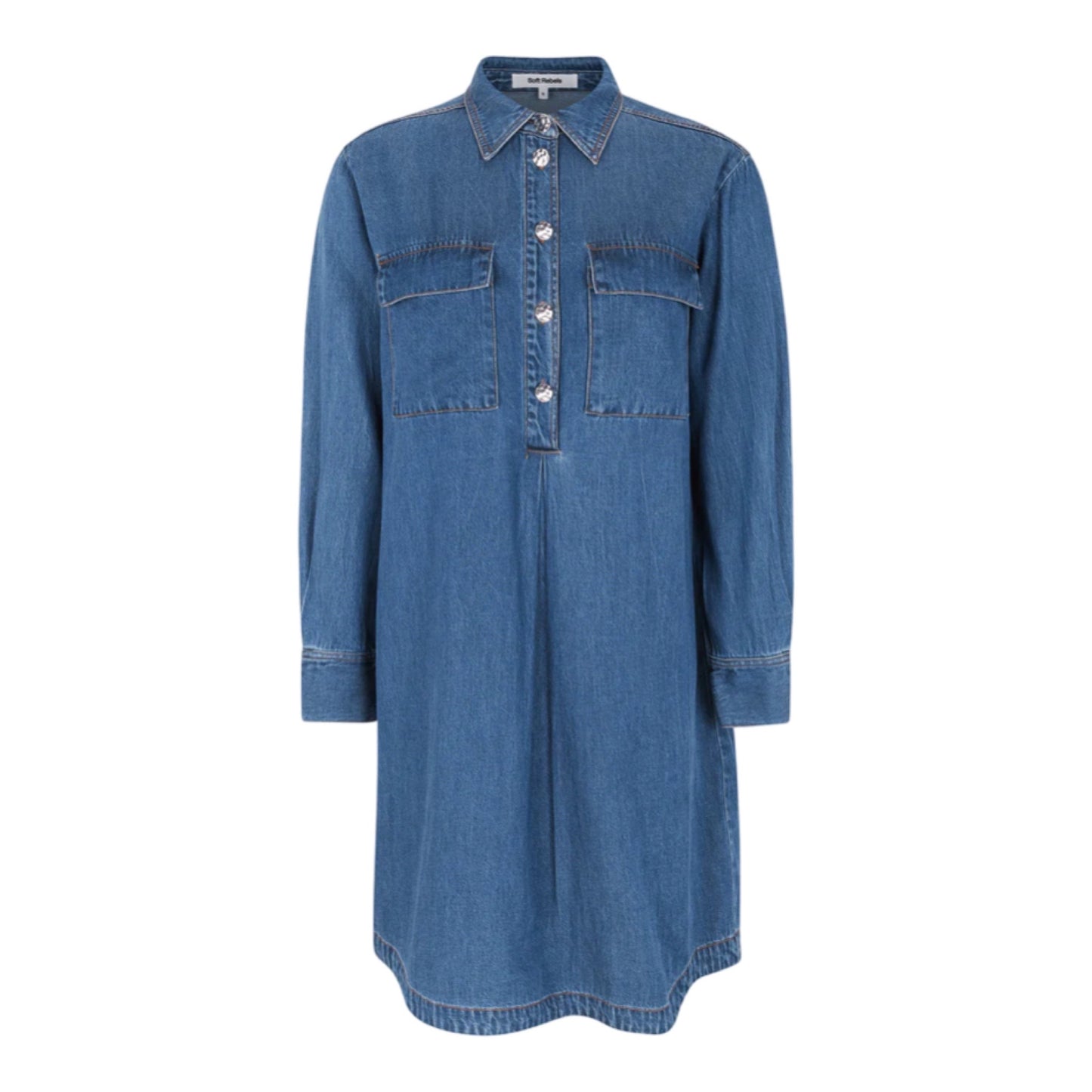 Soft rebels - SRErin dress - denim Wash