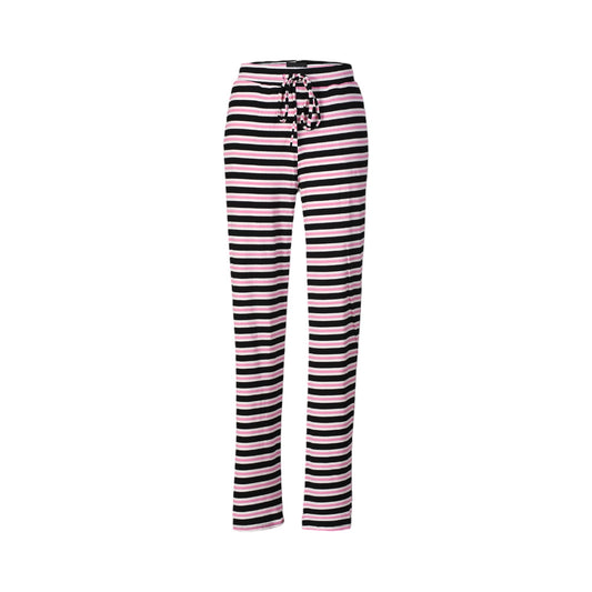 Liberte - Natalia - straight - pants - Bubblegum/white/black - Merle og Wilde ApS