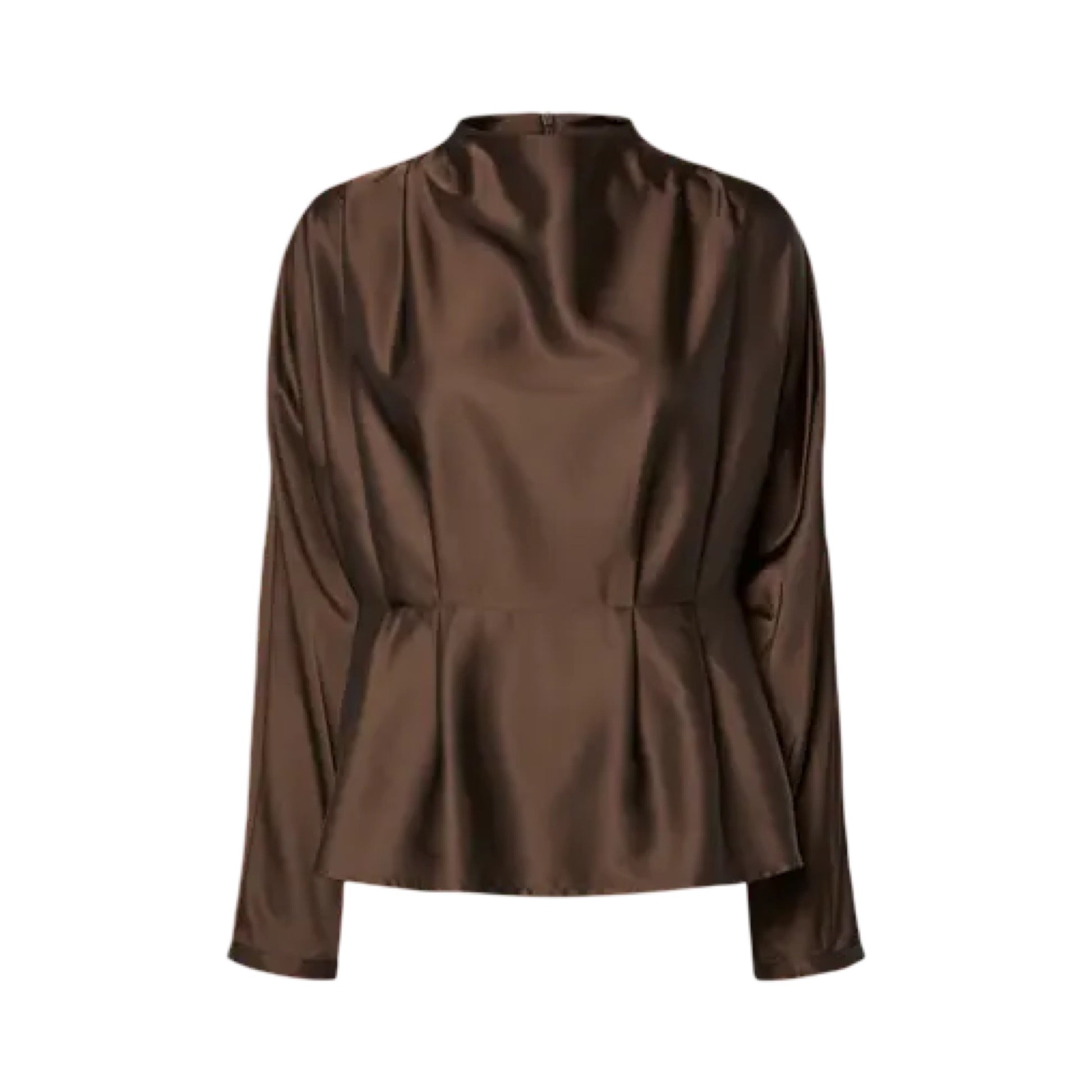 YAS - Yasyera LS. top - chocolate Brown - Merle og Wilde ApS