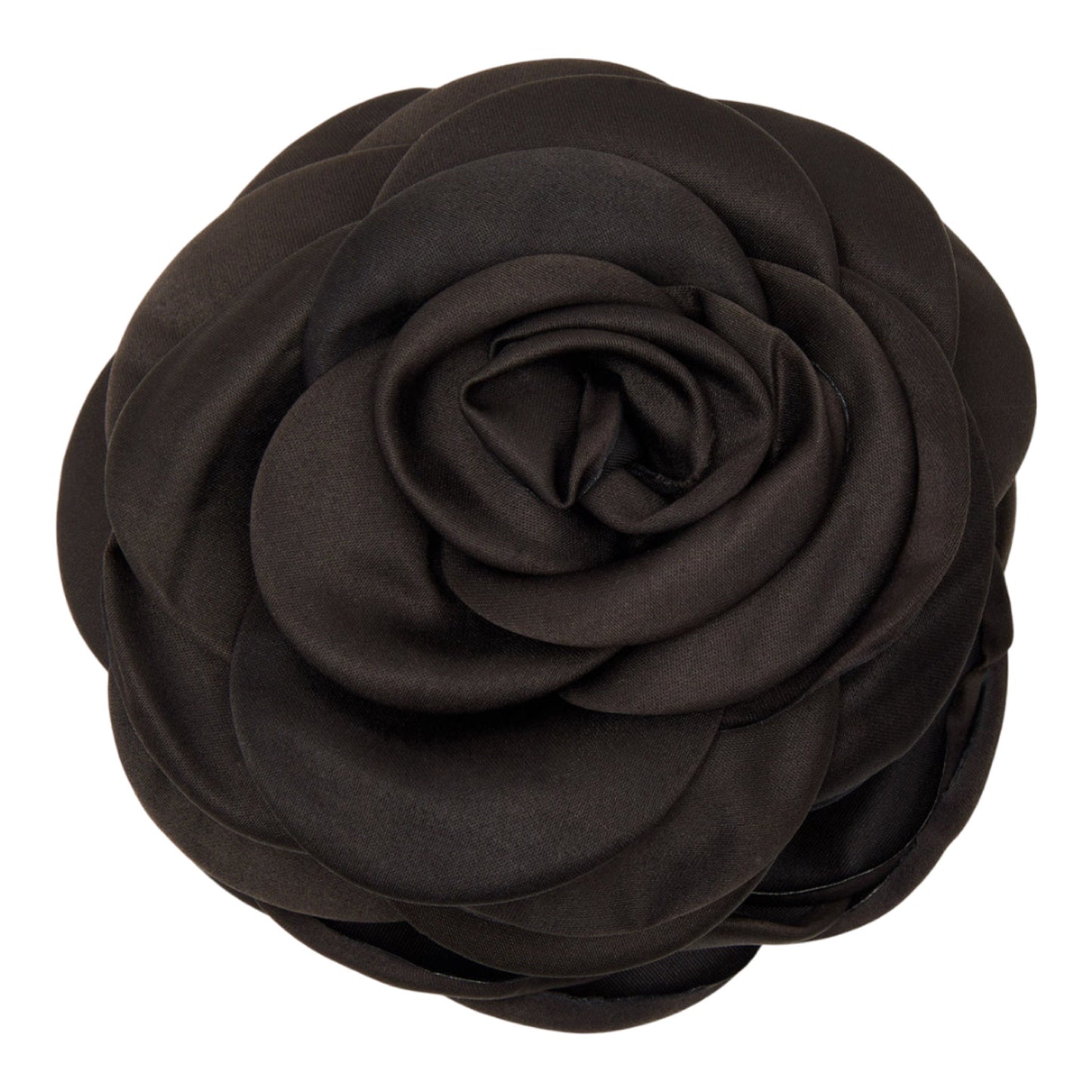 Pico - Giant Satin rose klemme - Black