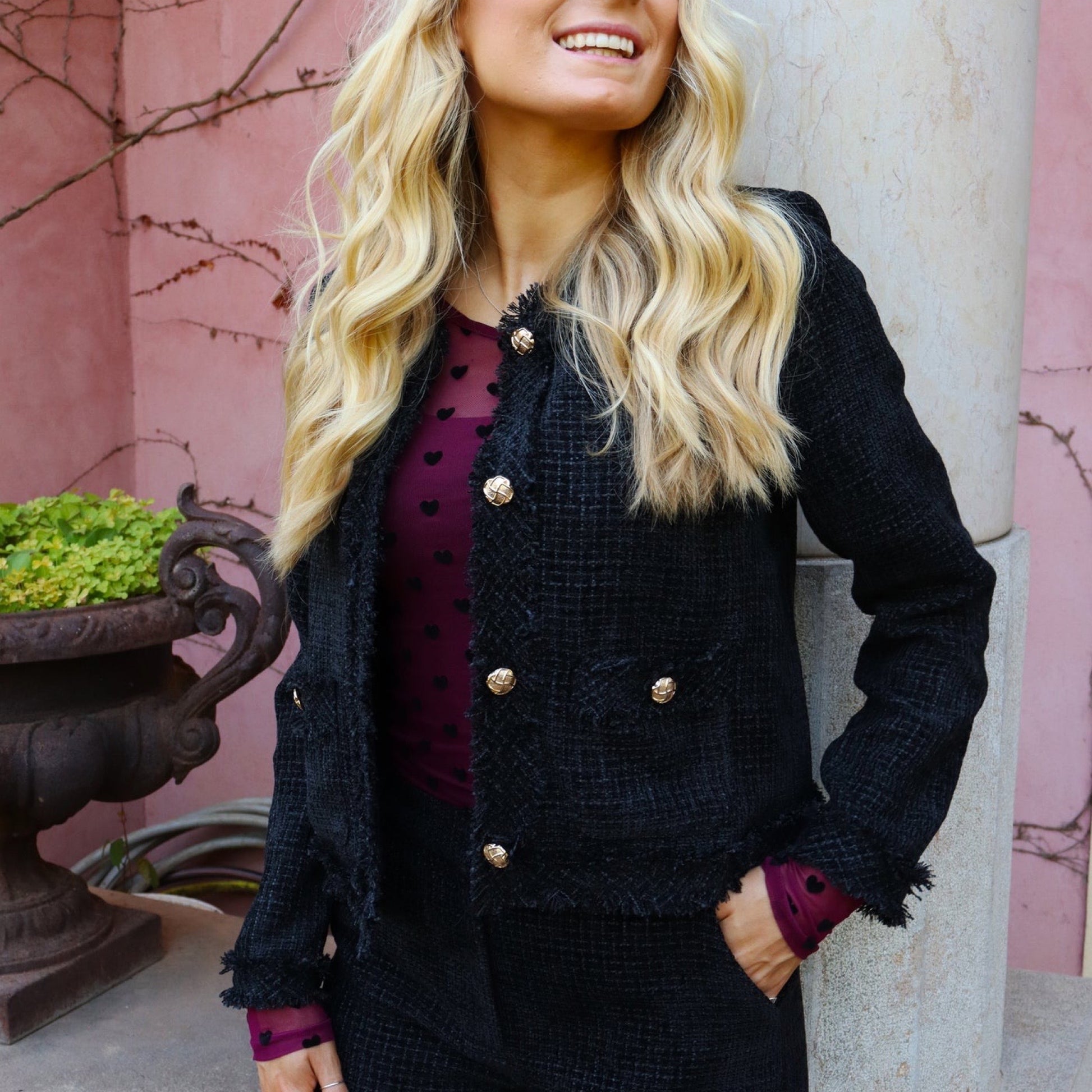 Liberté - Coco jacket - Black - Merle og Wilde ApS