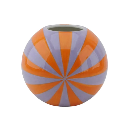 Housevitamin - Swirl lille vase - lilla/orange - Merle og Wilde ApS