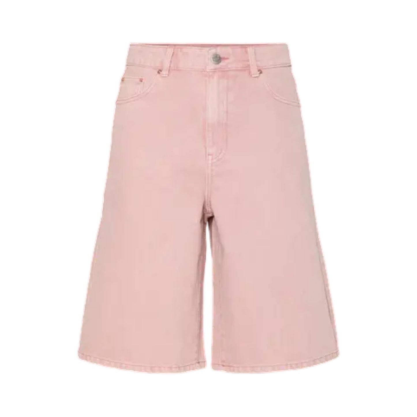 YAS - Yassun HW Bermuda denim shorts - Merle og Wilde ApS