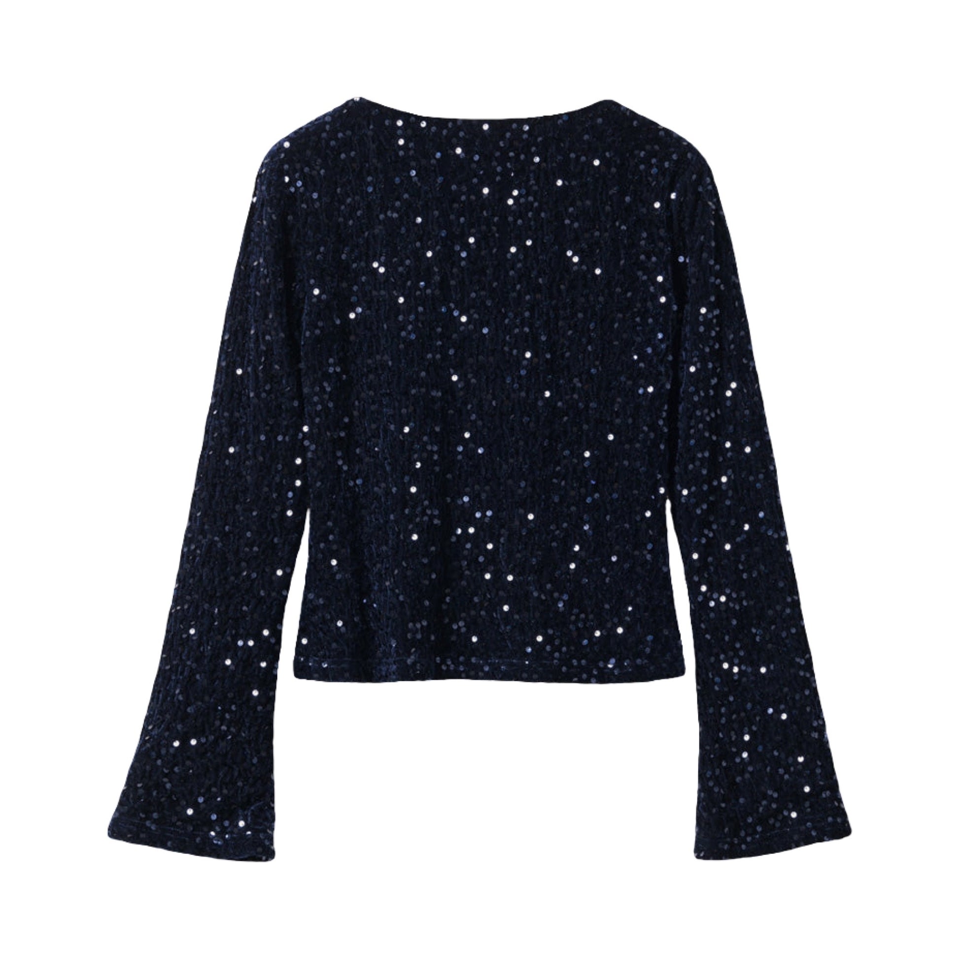 Noella - Lucille top - Navy bluse - Merle og Wilde ApS