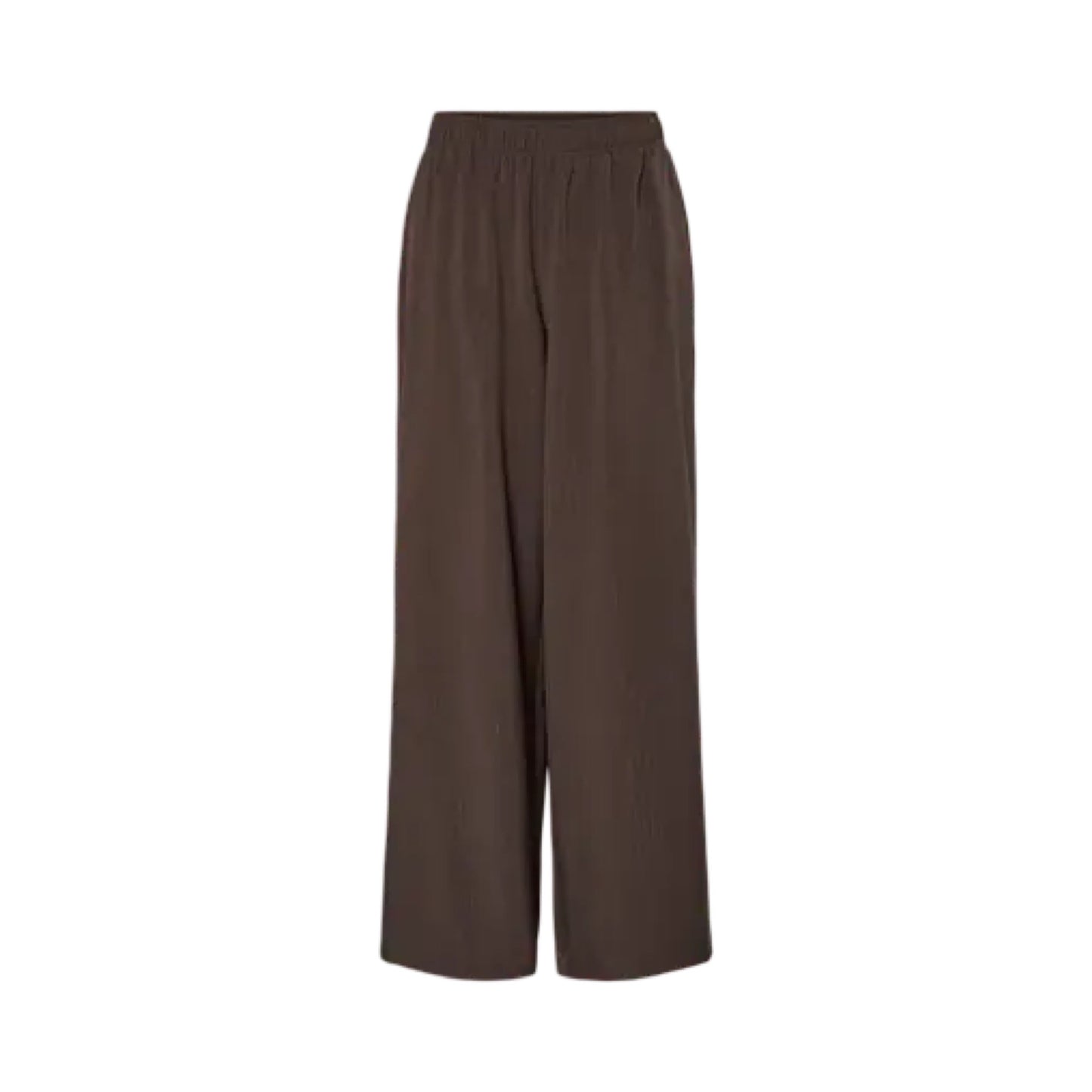 YAS - Yasshimma HMW pant - chocolate Brown w. Metallic pinstripe - Merle og Wilde ApS