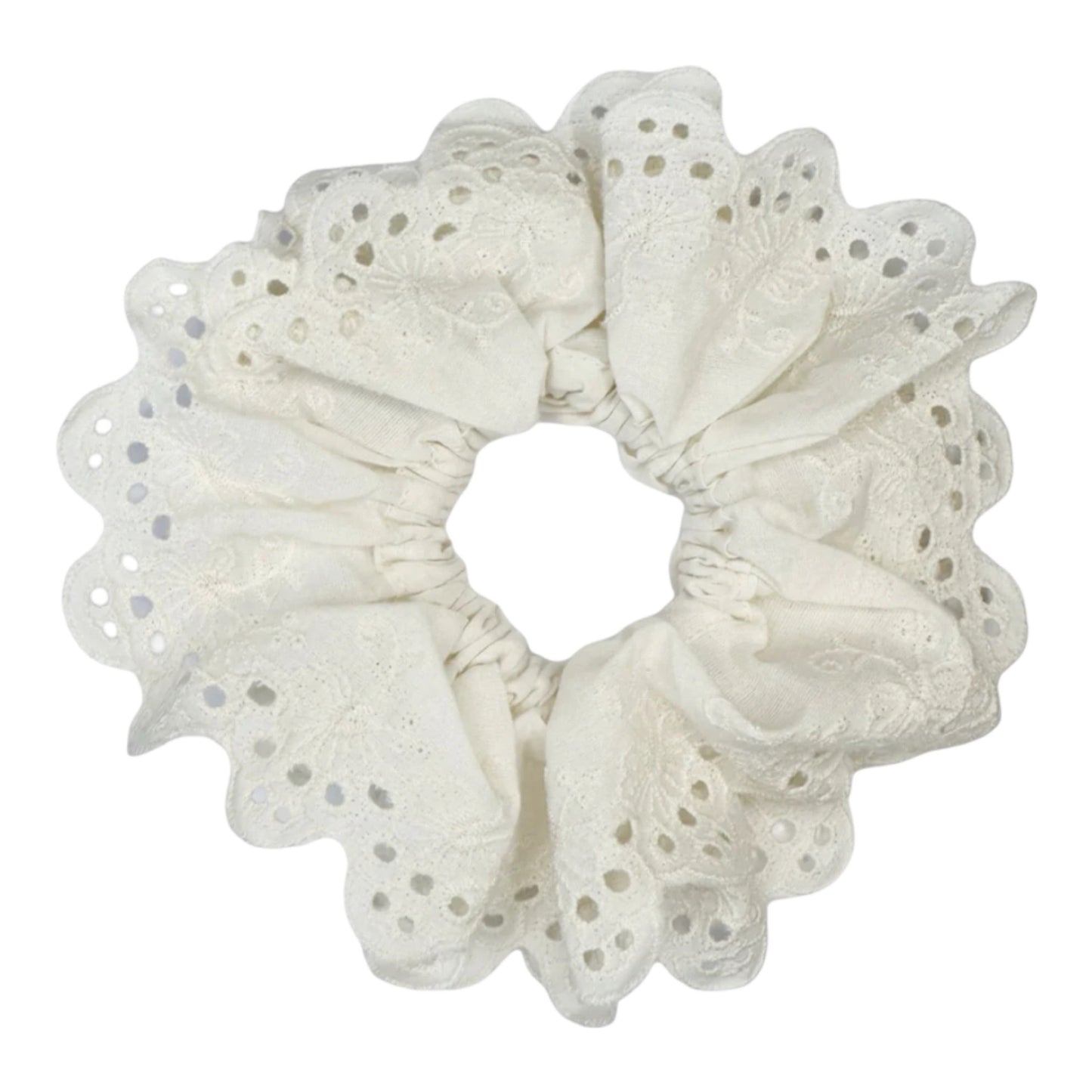 Pico - Lace scrunchie - Ivory