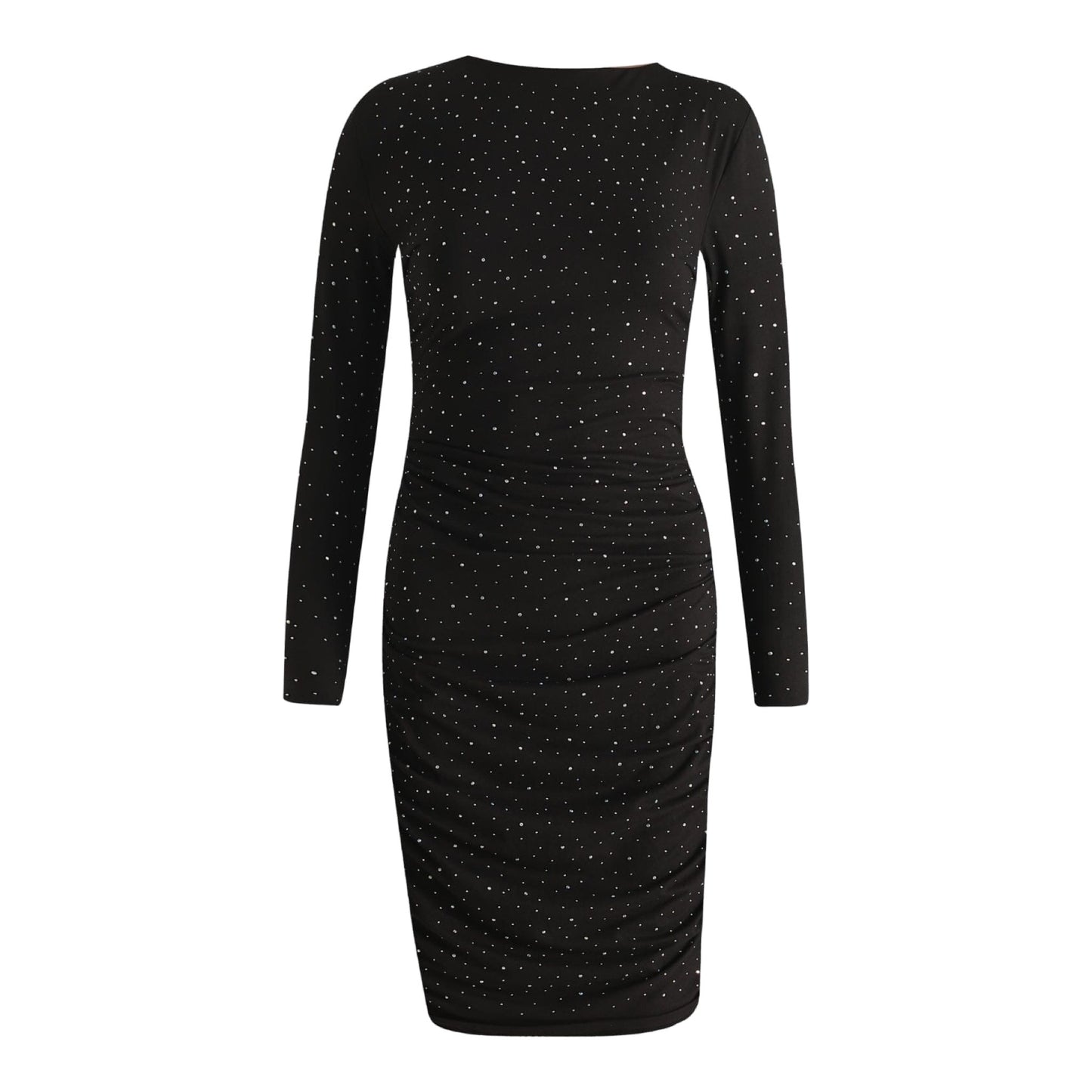 Liberte - Alma-LS-Turn-dress - Black simili