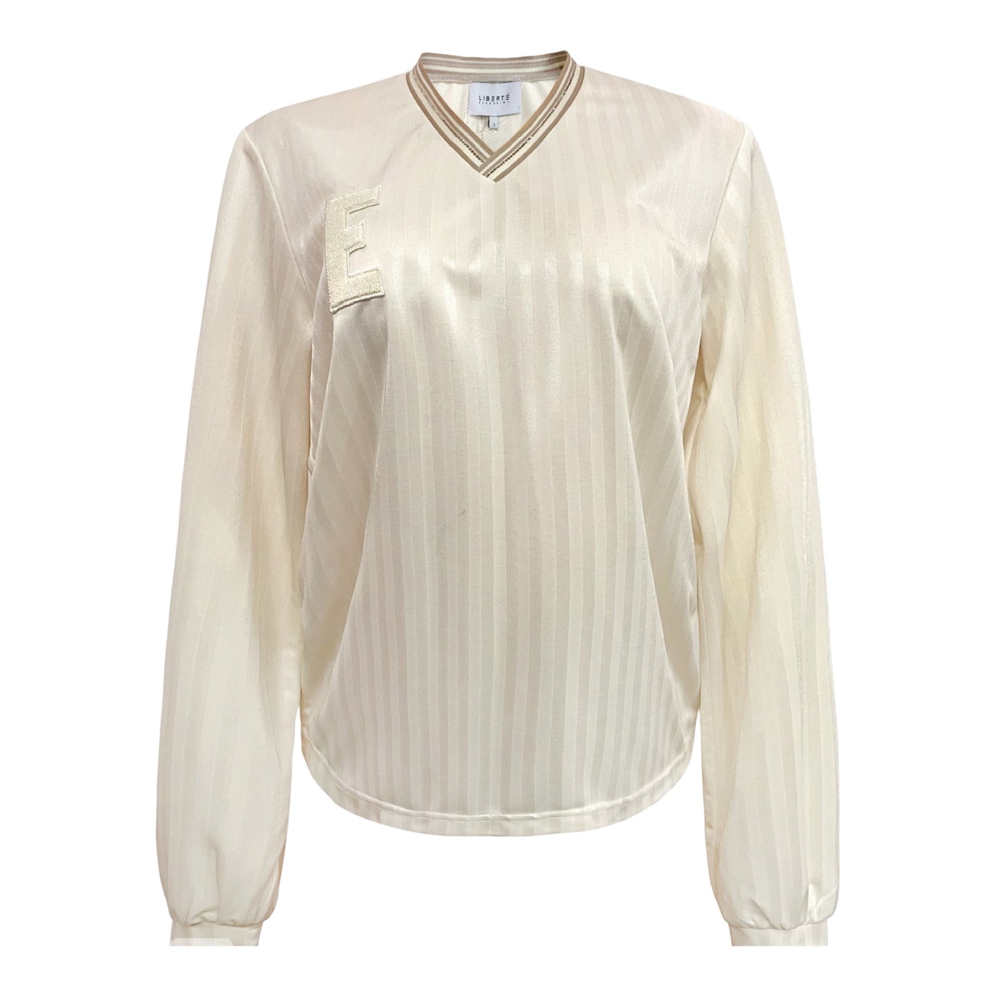 Liberte - Felia - LS - T-Shirt - Creme simili - Merle og Wilde ApS