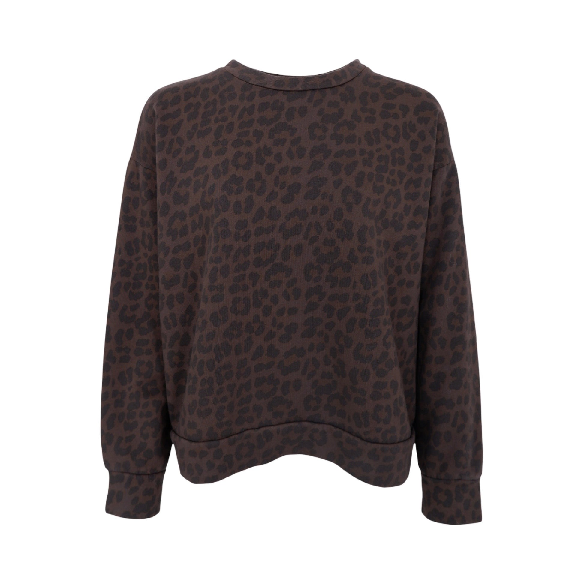 Black colour - BCdea sweatshirt - Dark leopard - Merle og Wilde ApS