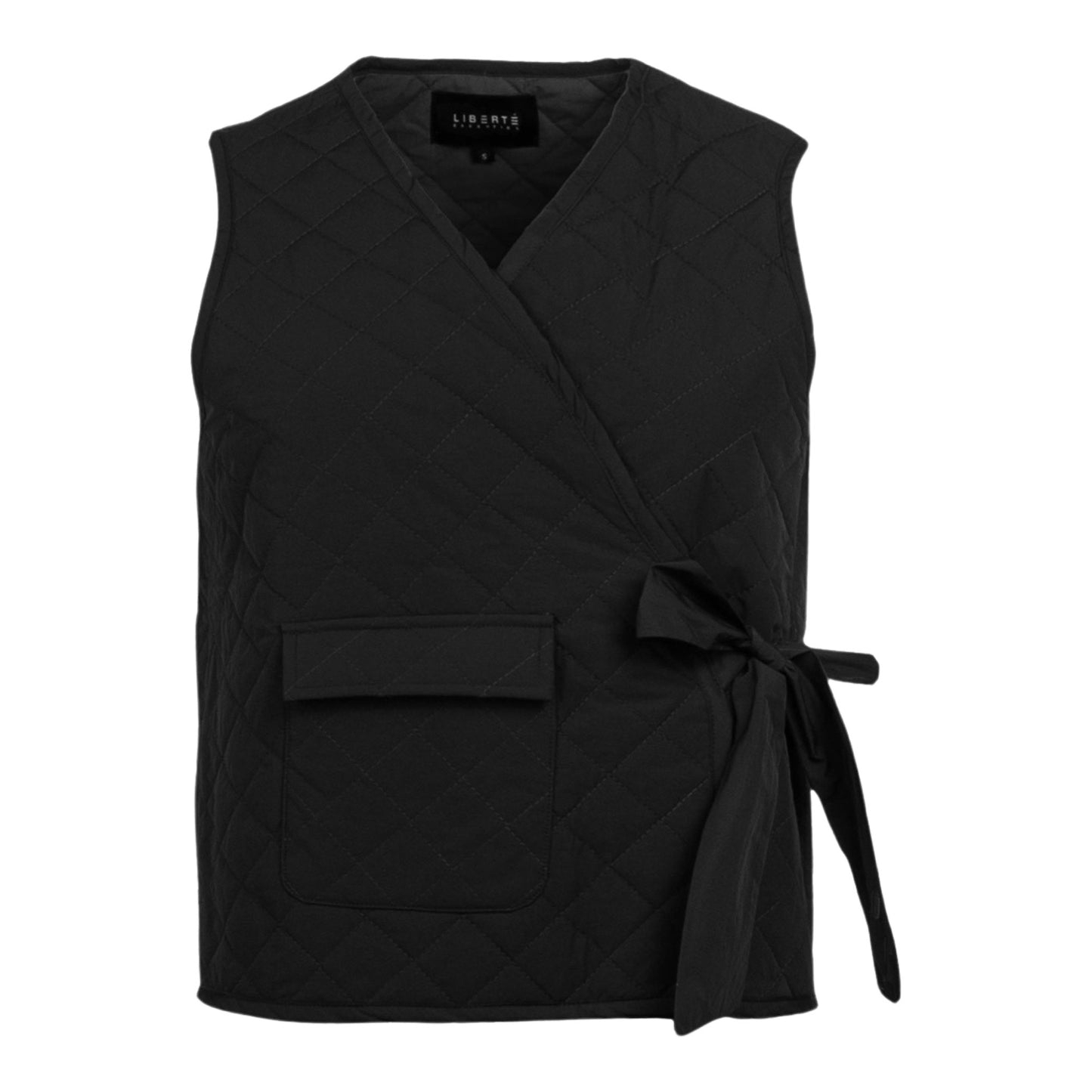 Liberte - Fia Quilt vest Black