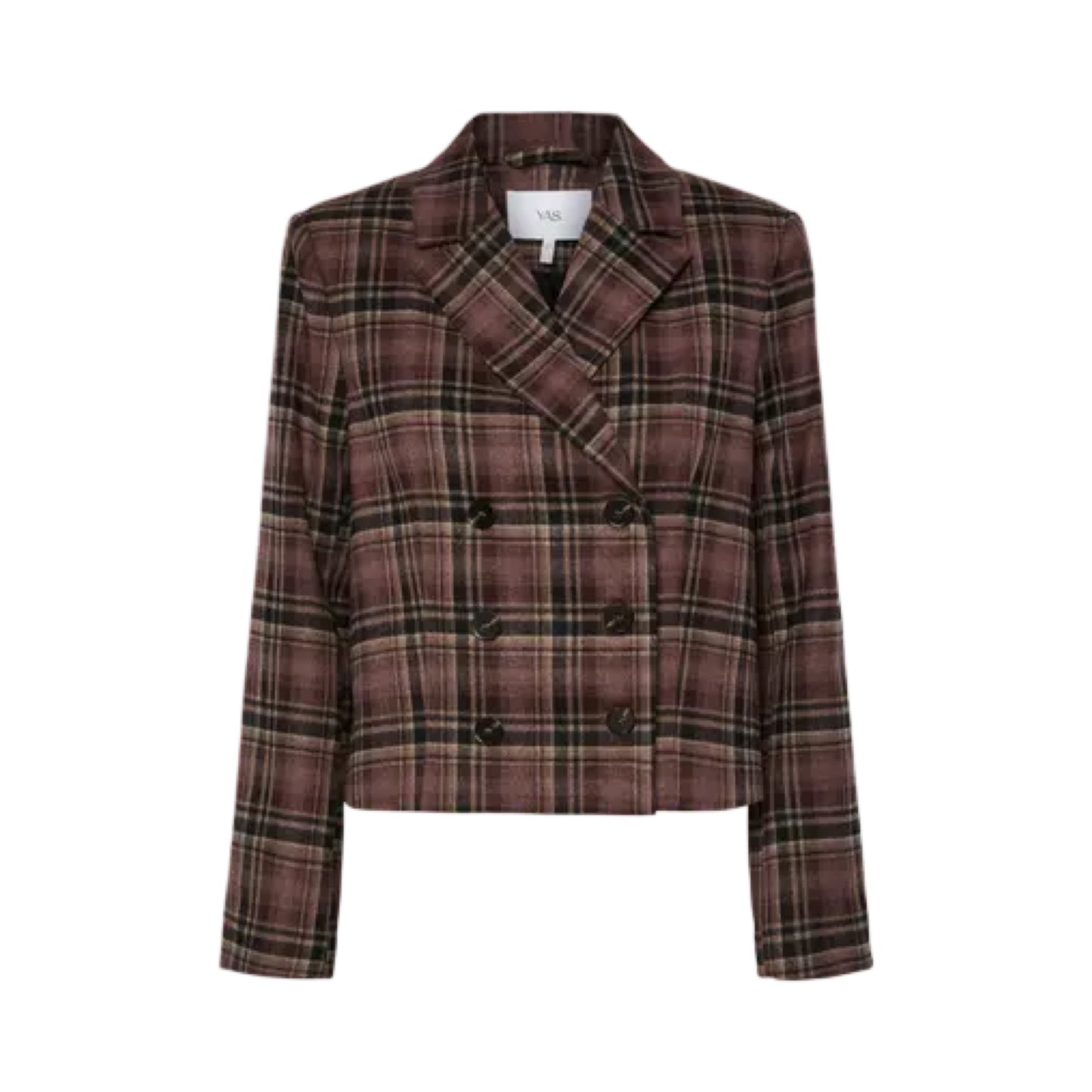 YAS - Yasturbo LS Blazer - port royale Black - Merle og Wilde ApS