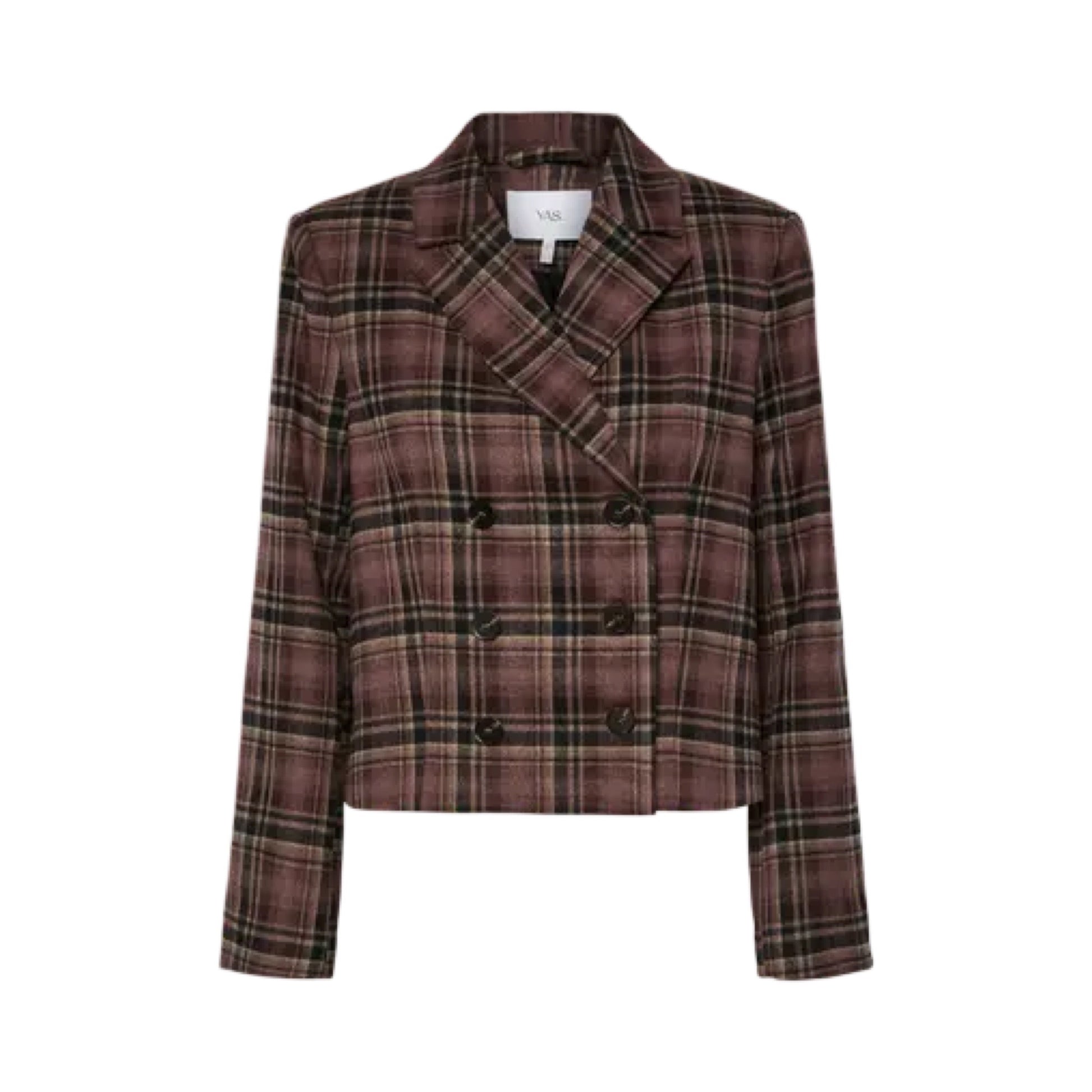 YAS - Yasturbo LS Blazer - port royale Black - Merle og Wilde ApS
