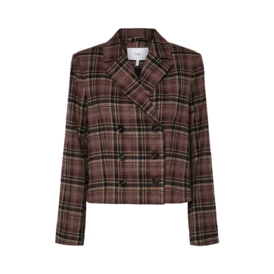 YAS - Yasturbo LS Blazer - port royale Black - Merle og Wilde ApS