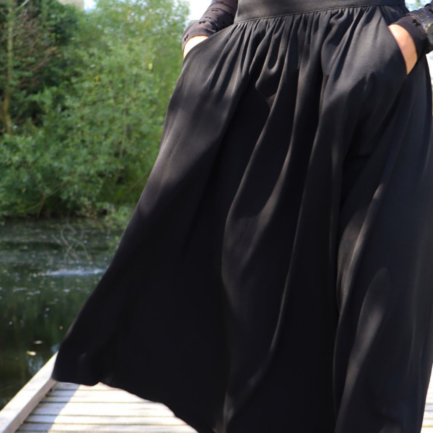 Liberte - Frede-Long-Skirt- Black