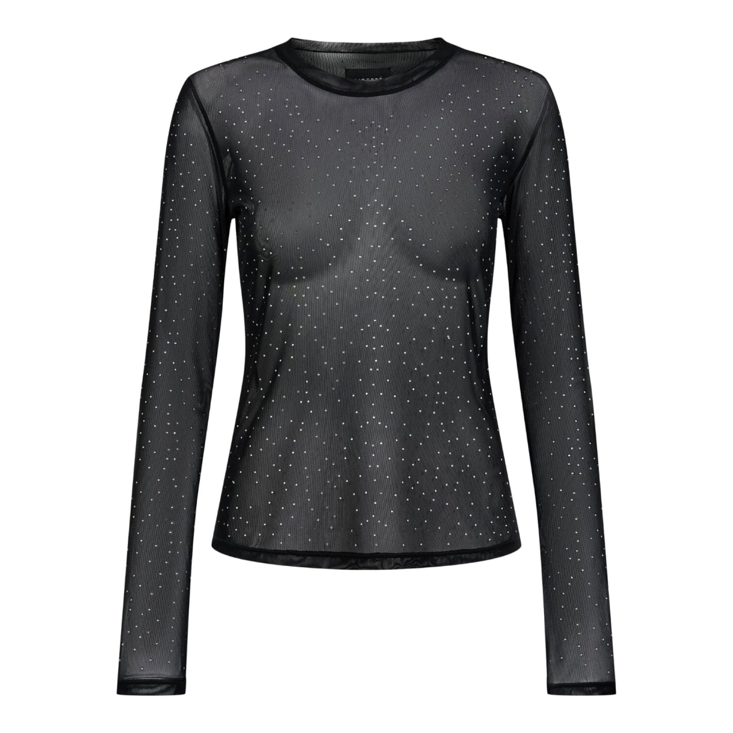 Liberte - Mesh-LS-Sparkle - Black diamond dot s