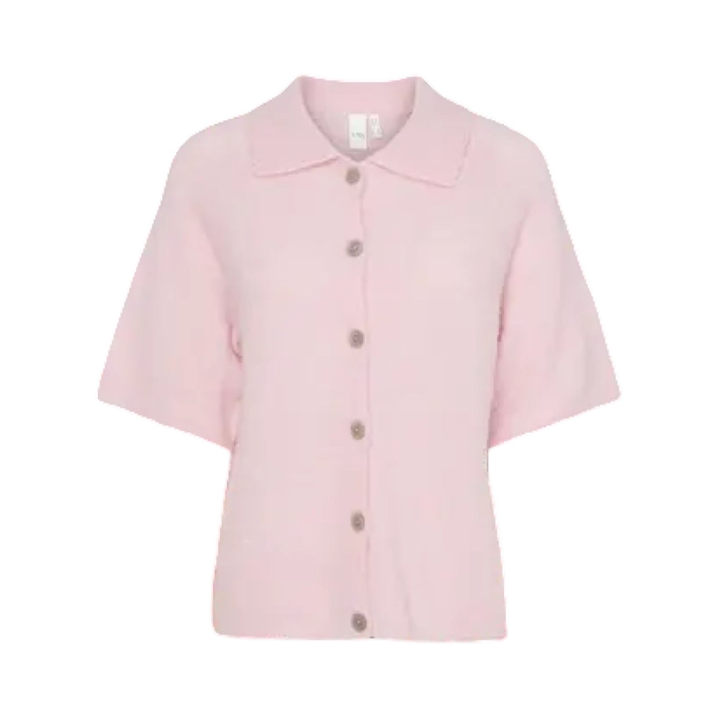 YAS - YASDURA 2/4 KNIT CARDIGAN S. - Ballerina melange - Merle og Wilde ApS