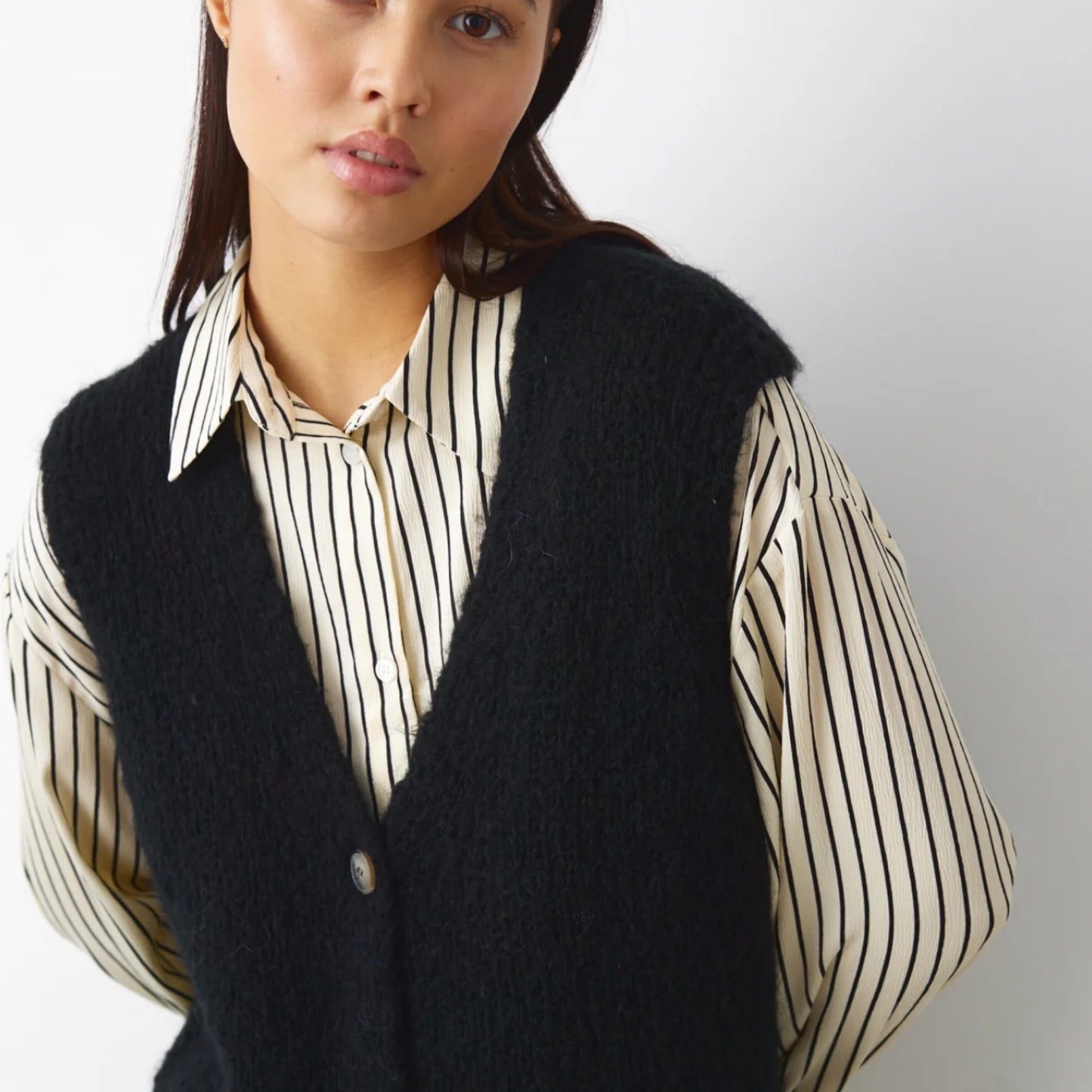 Noella - Jacey Knit vest - Black