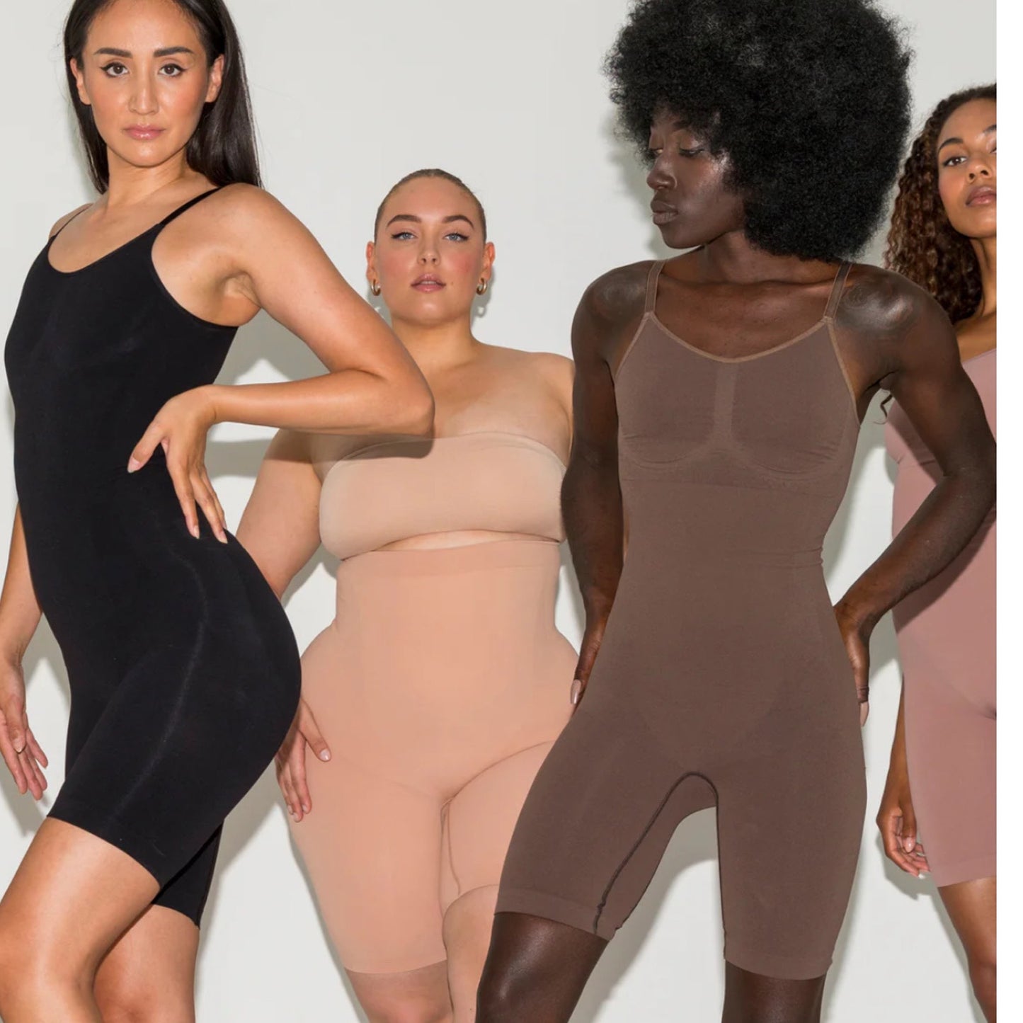 Lykkeland atelier - contour shapewear bodysuit - Chocolate