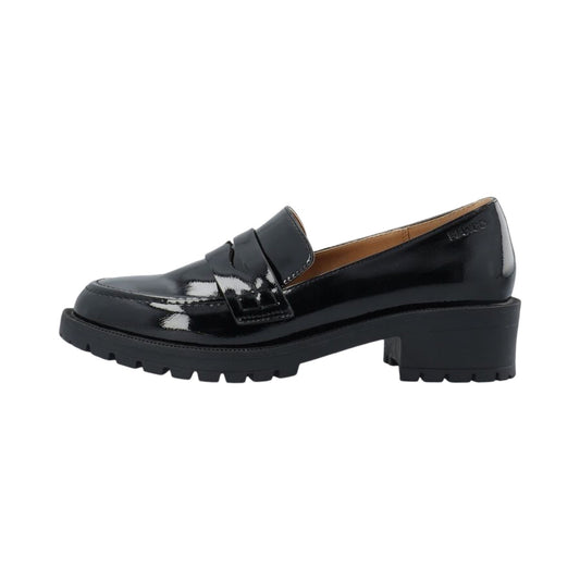 Bianco - BIAPEARL Simple Penny Loafer Patent Aquarius - Black - Merle og Wilde ApS