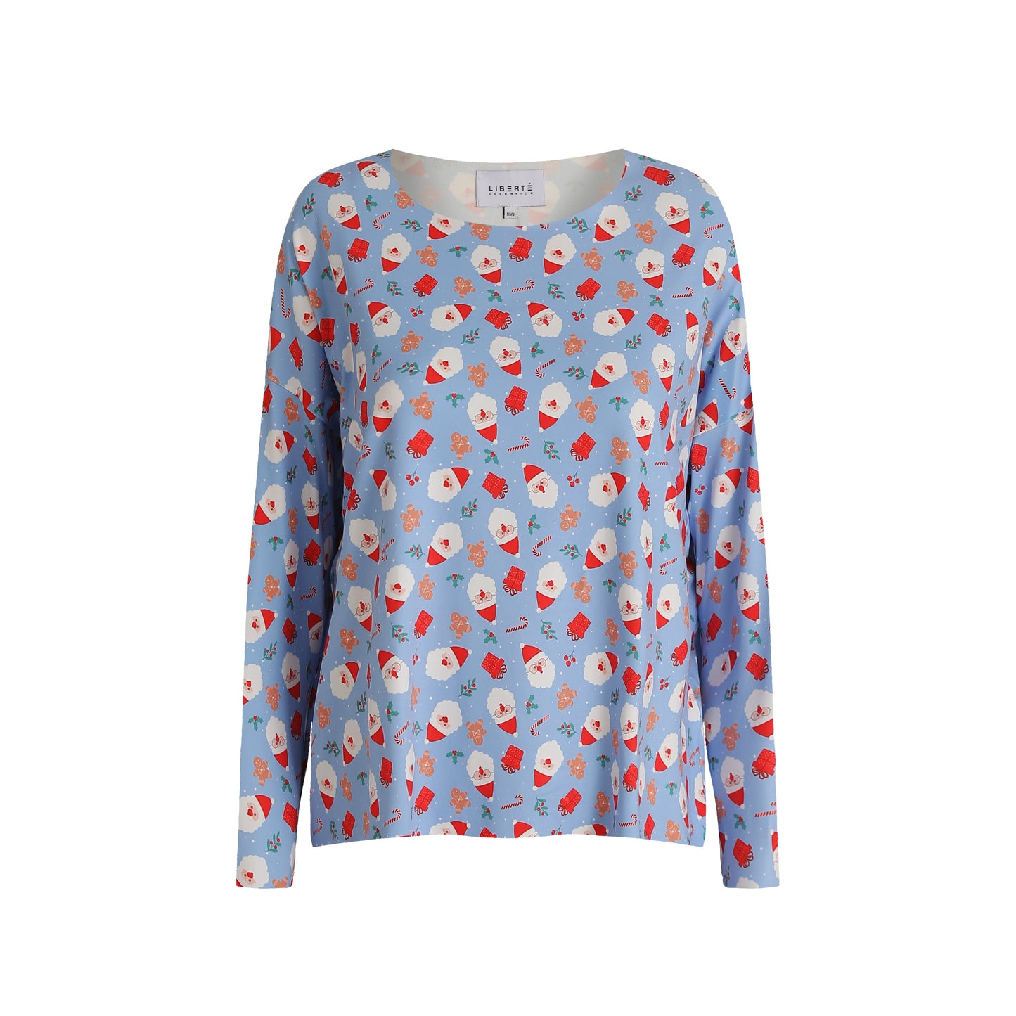 Liberte - Alma-LS-Top - Santa skyblue