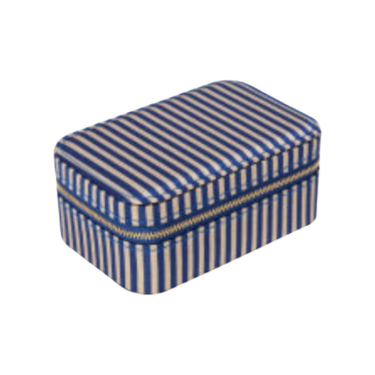 Pico -  smykkeskrin Large Jewelly box - Navy stripe