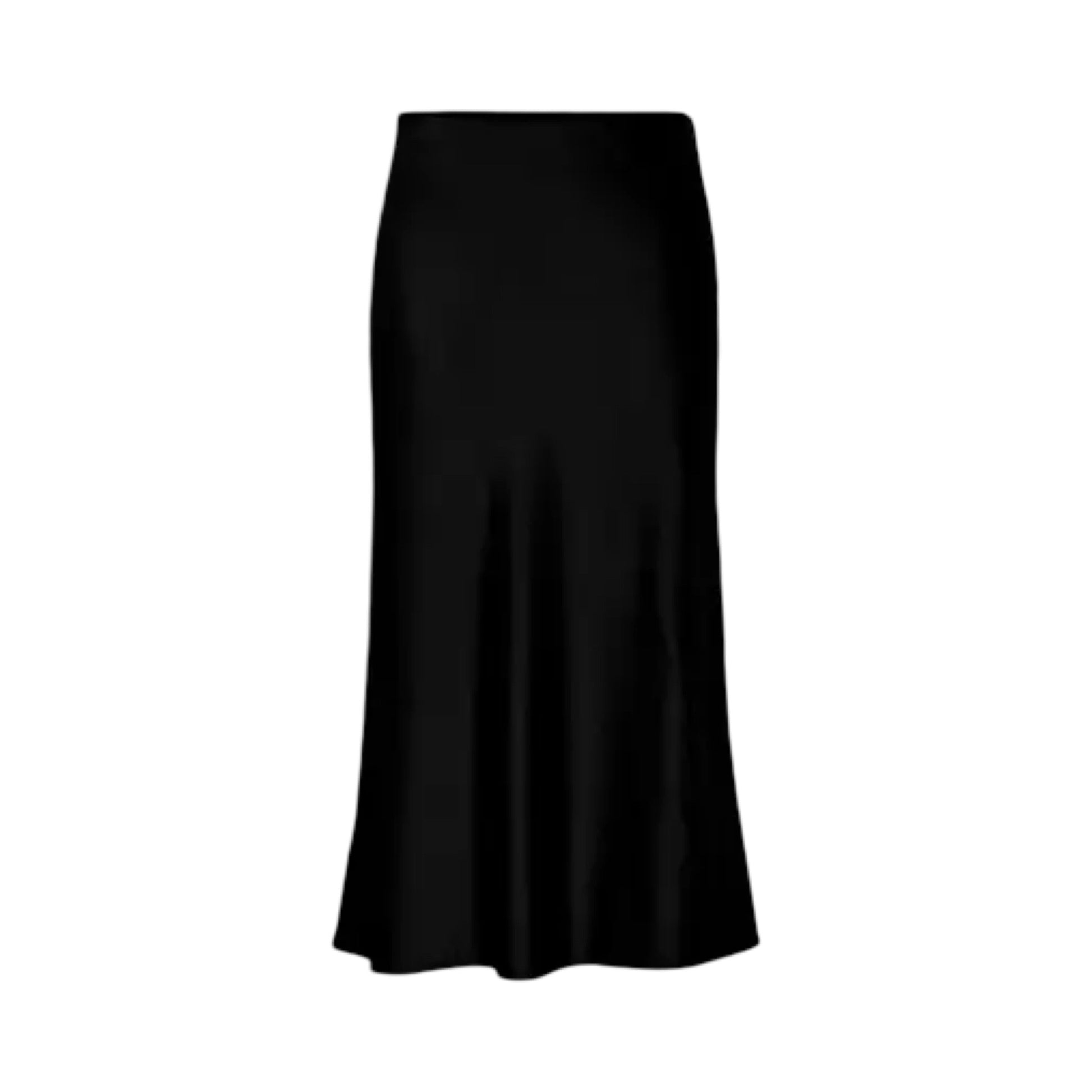 YAS - yaspella HW midi skirt s. Noos - Black - Merle og Wilde ApS