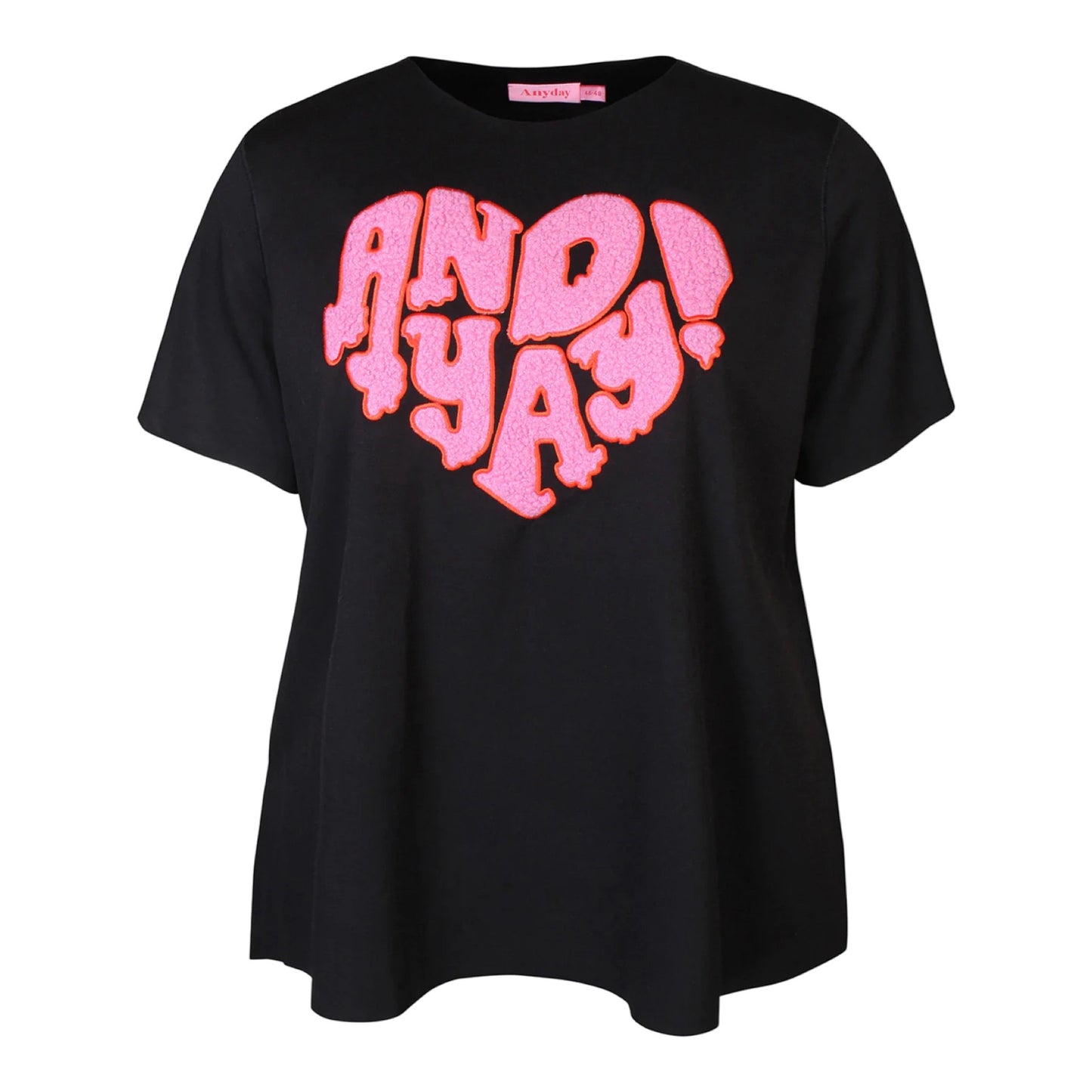 Anyday - Alina 114 - Tshirt - Black